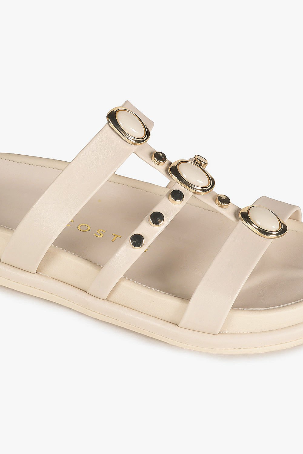 Papete Feminina Costes Talita Off White 2