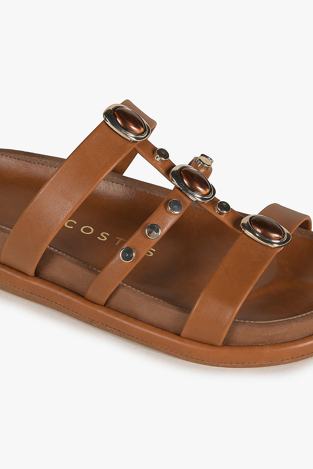 Papete Feminina Costes Talita Marrom 2