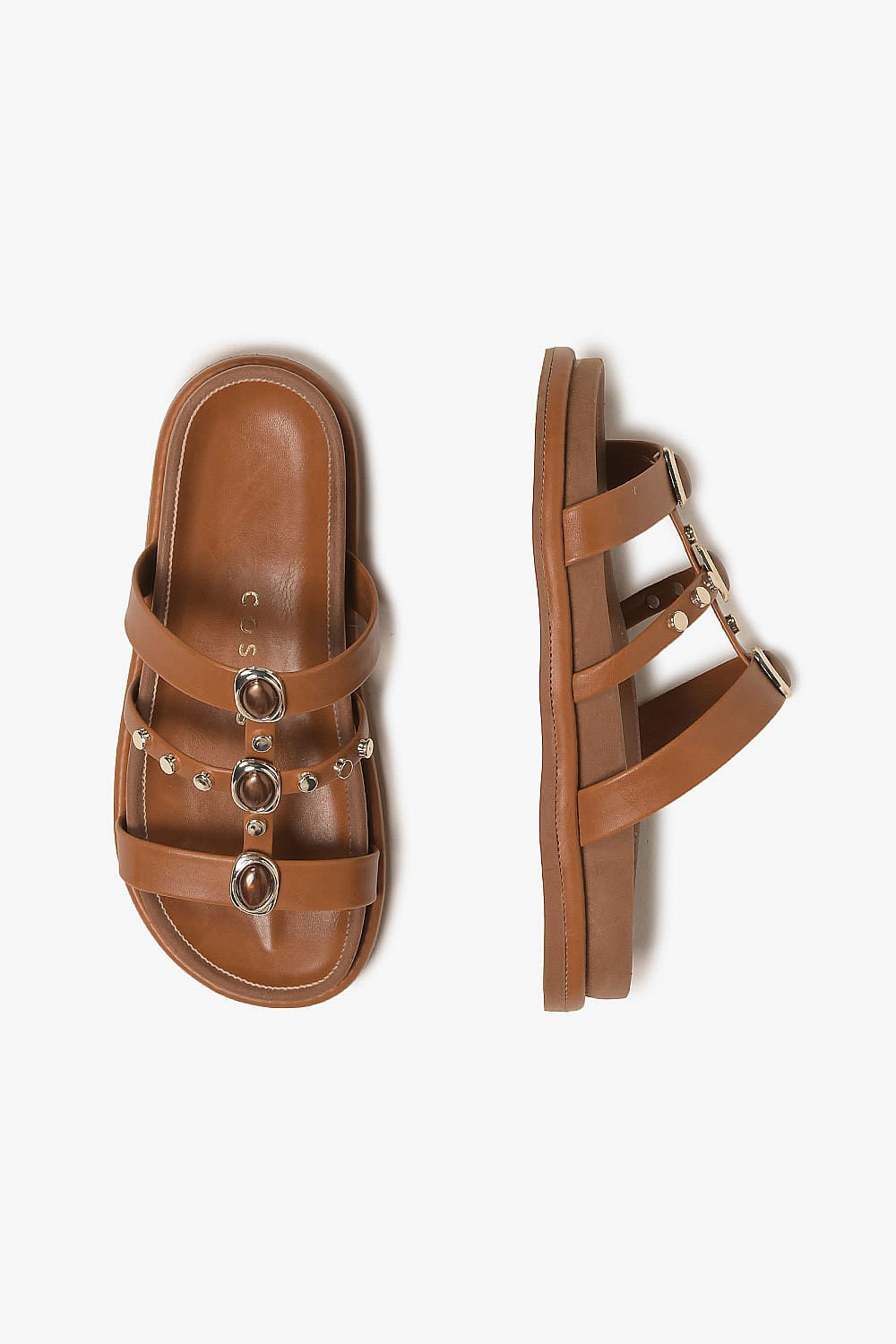 Papete Feminina Costes Talita Marrom 3