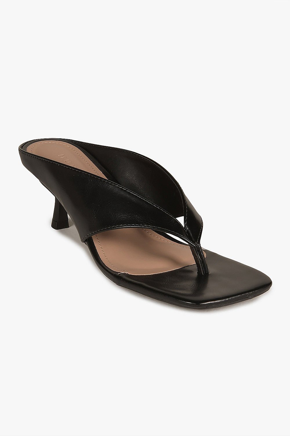 Tamanco Feminino Salto Médio Mundial Karla Preto 4