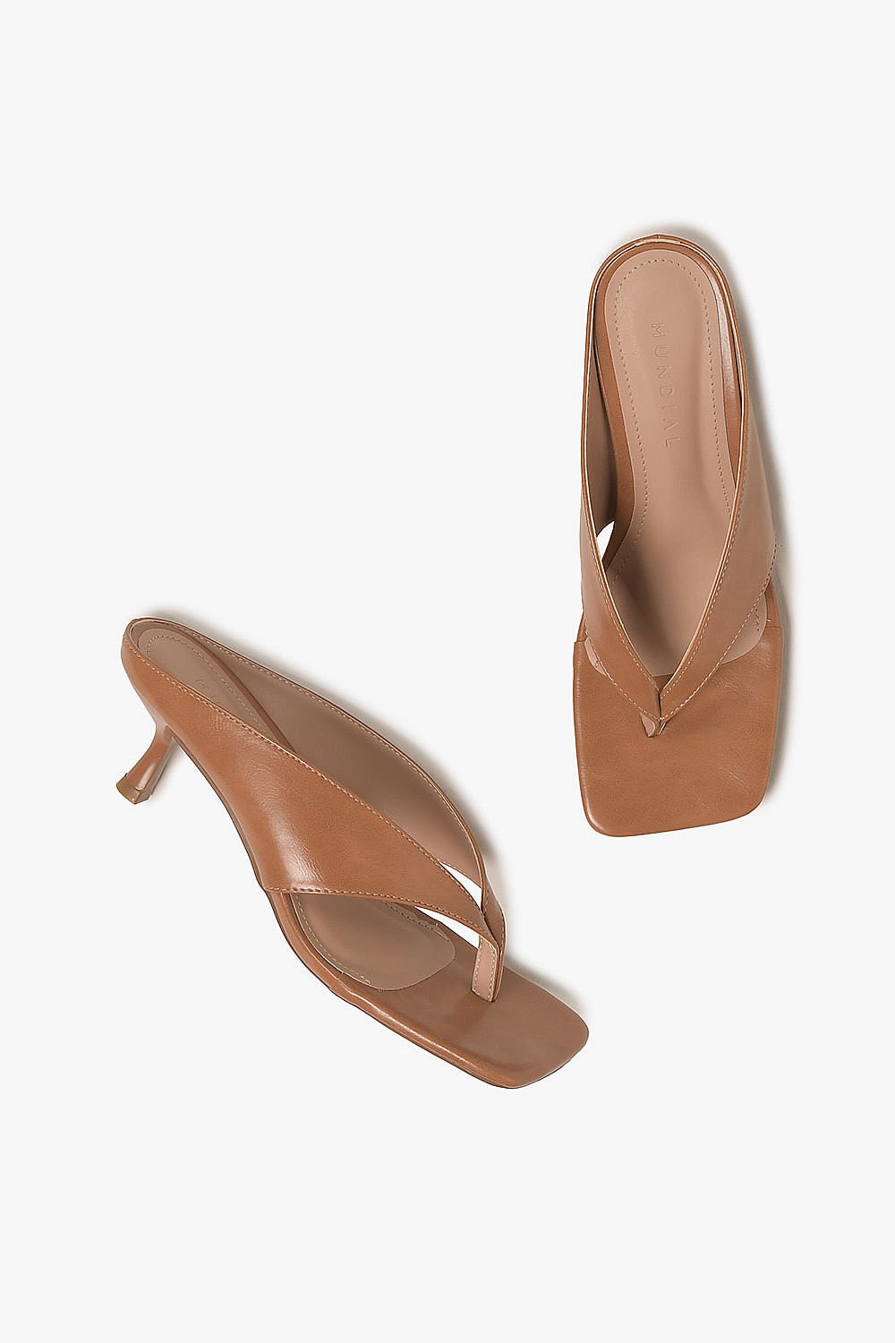 Tamanco Feminino Salto Médio Mundial Karla Caramelo 3