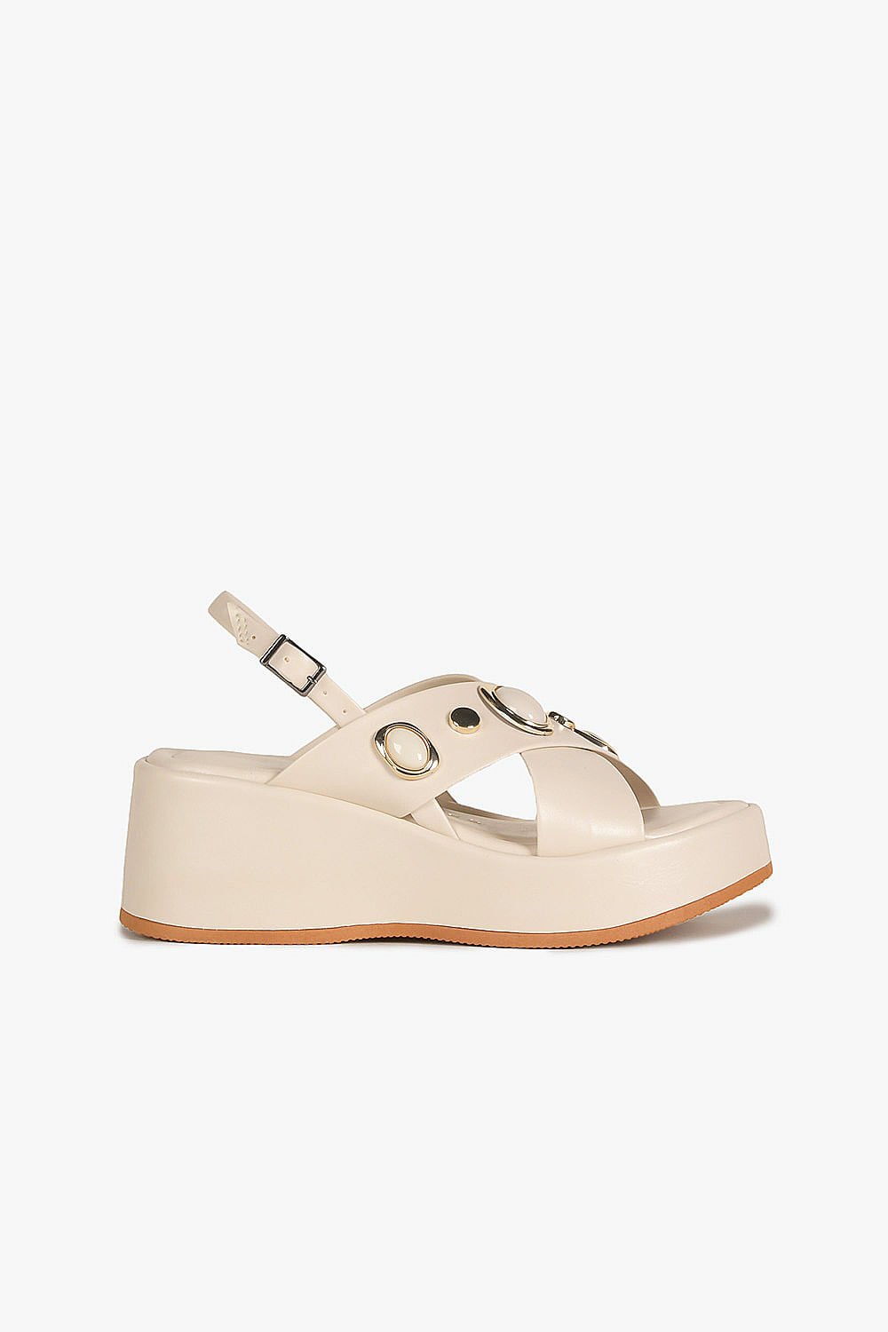 Sandália Feminina Anabela Costes Safira