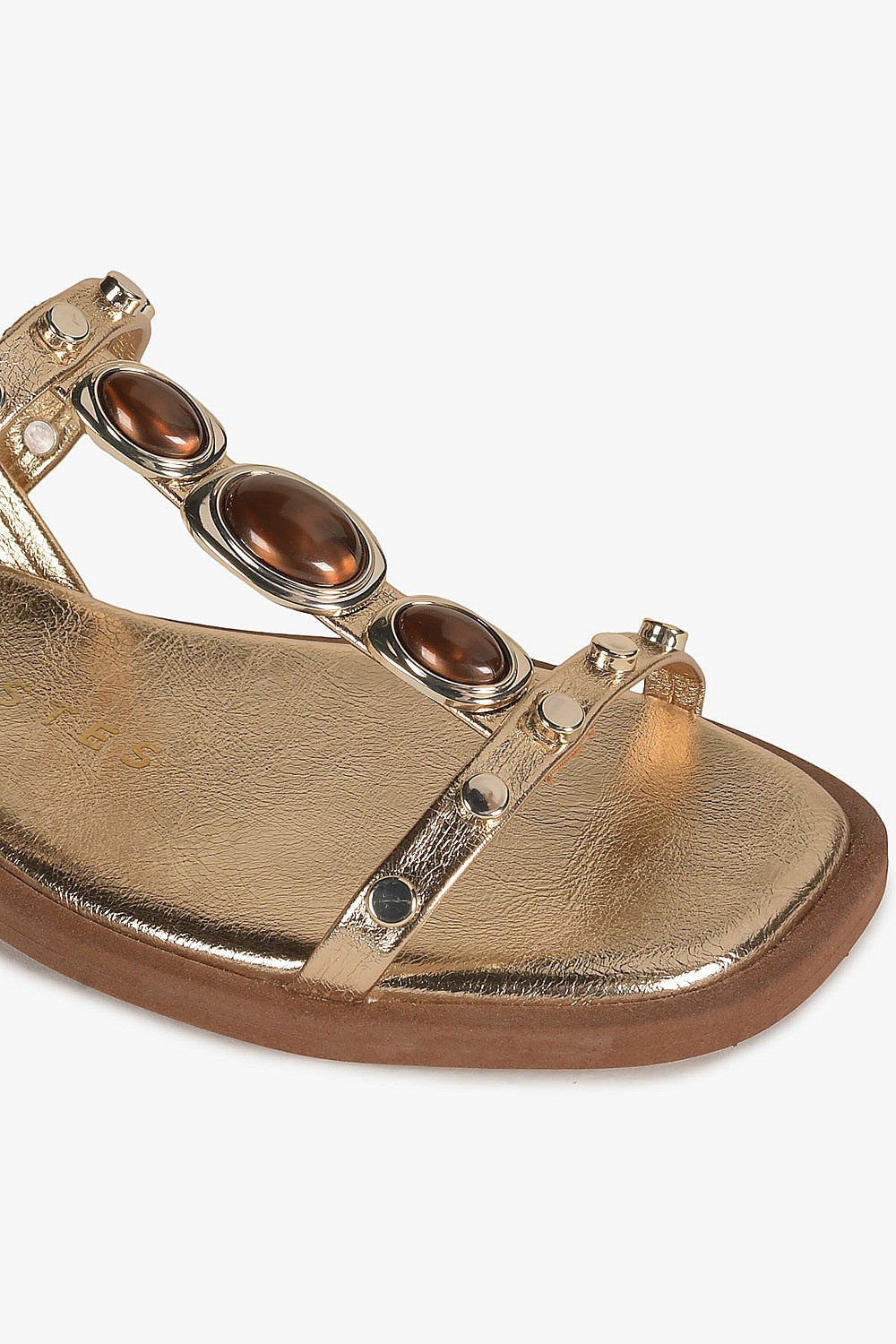 Rasteira Femimina Costes Rosania Dourado 2