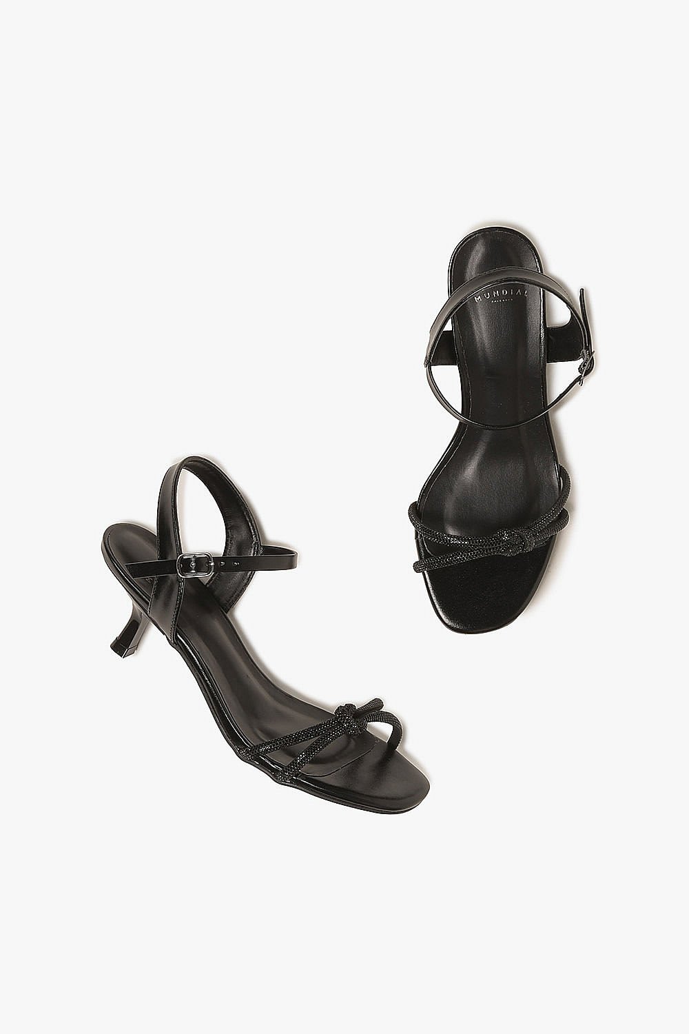 Sandália Feminina Salto Alto Mundial Caroline Preto 3