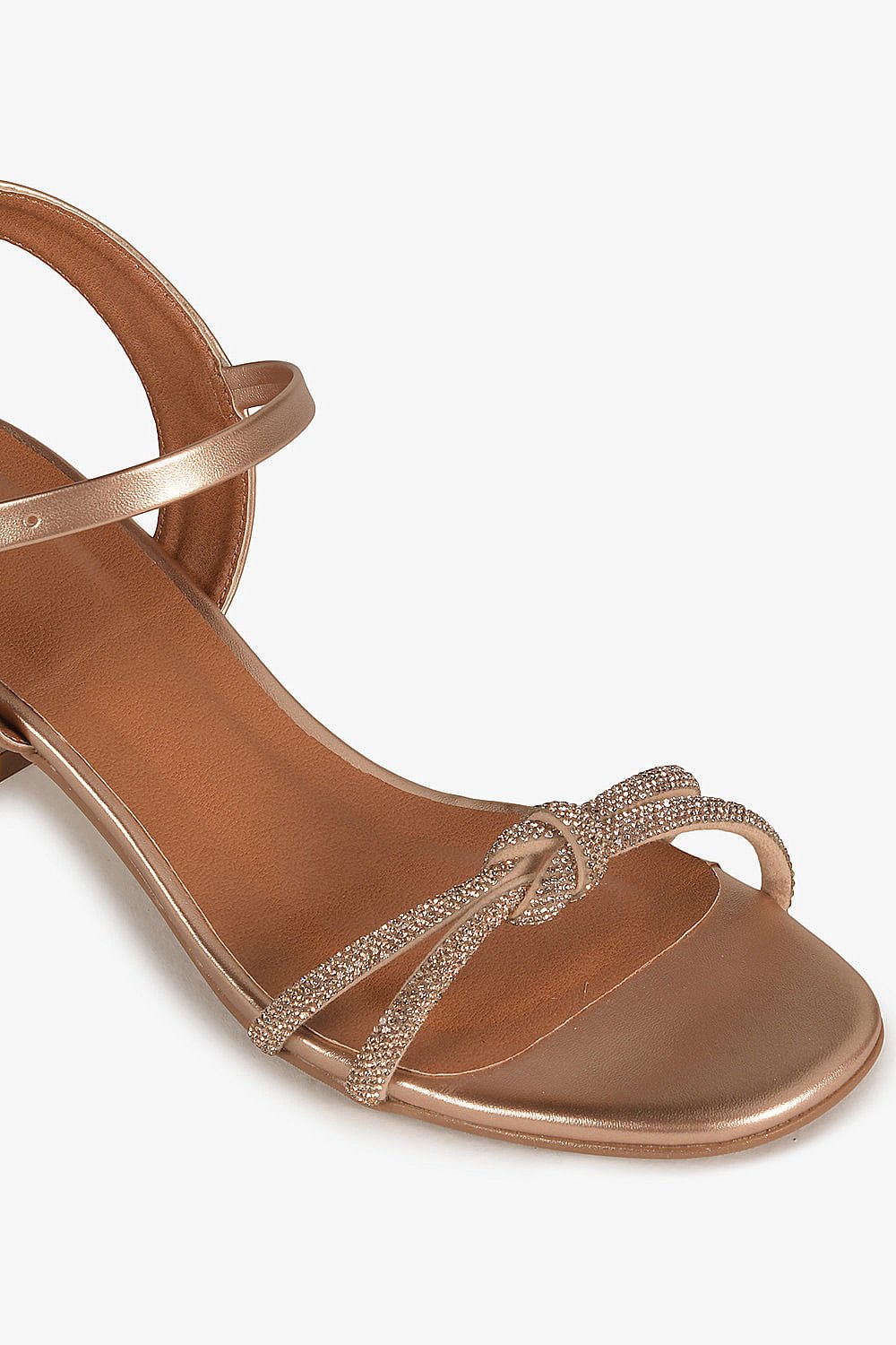 Sandália Feminina Salto Alto Mundial Caroline Bronze 2