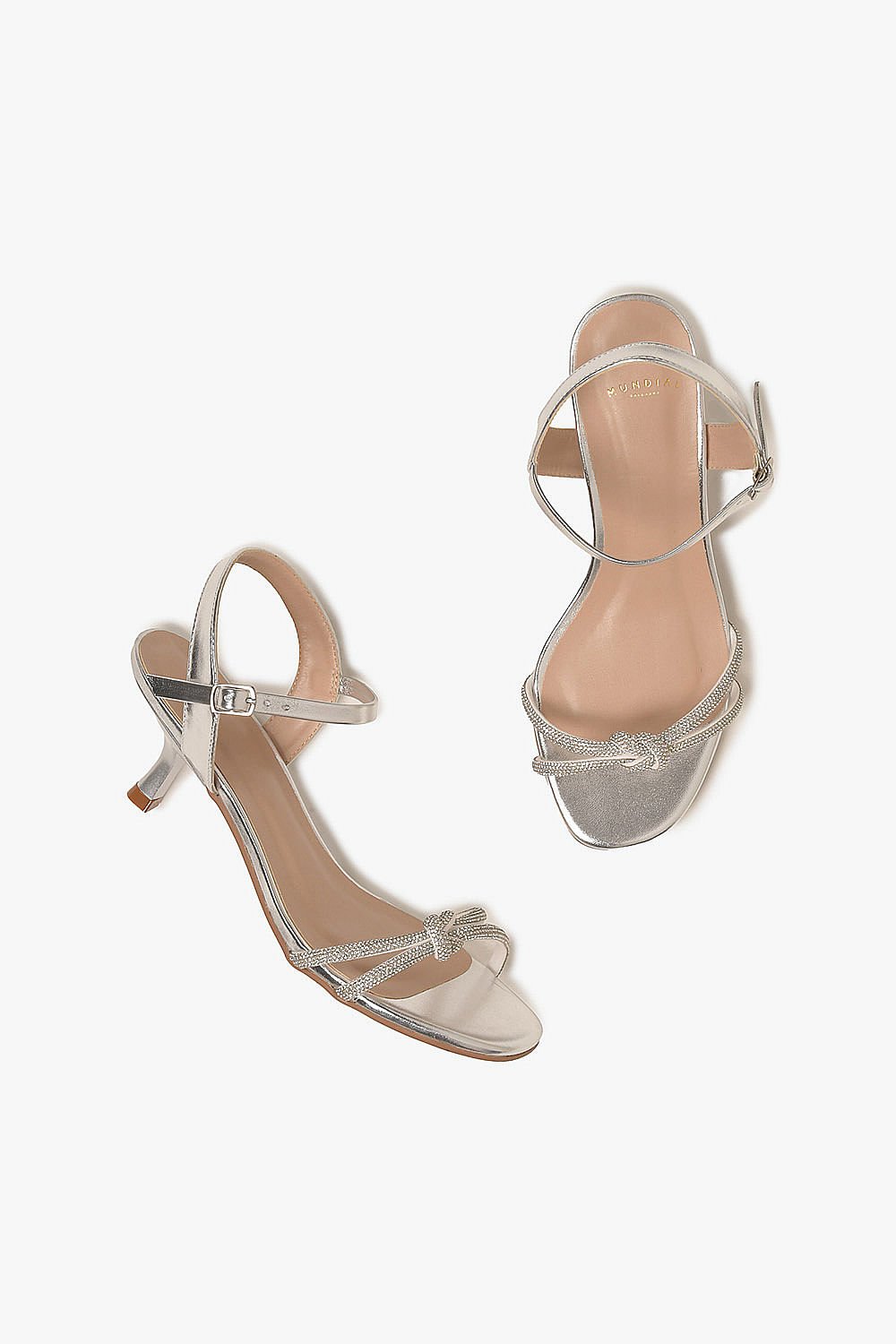 Sandália Feminina Salto Alto Mundial Caroline Prata 3