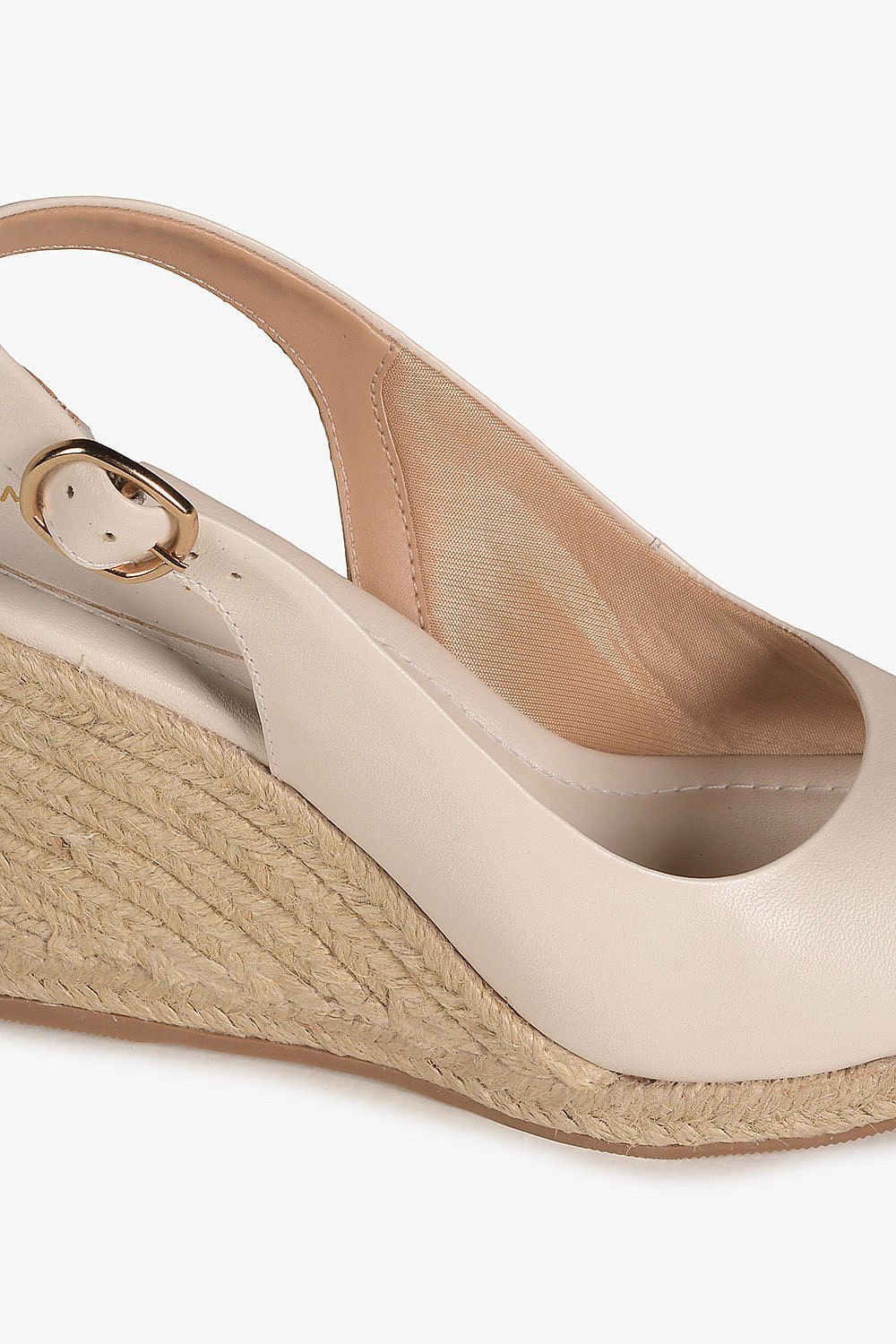 Sandália Feminina Anabela Mundial Cynthia Off White 2