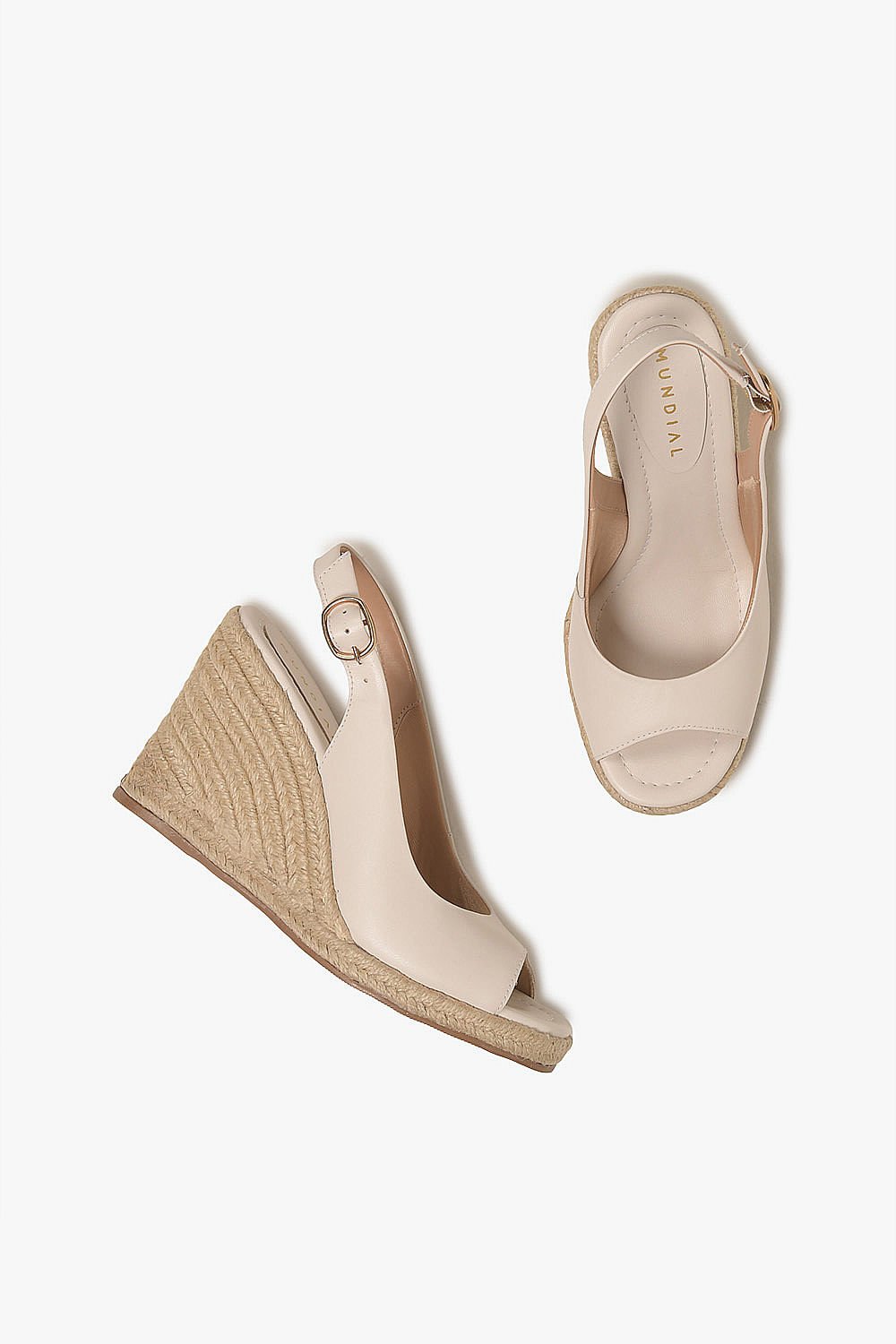 Sandália Feminina Anabela Mundial Cynthia Off White 3