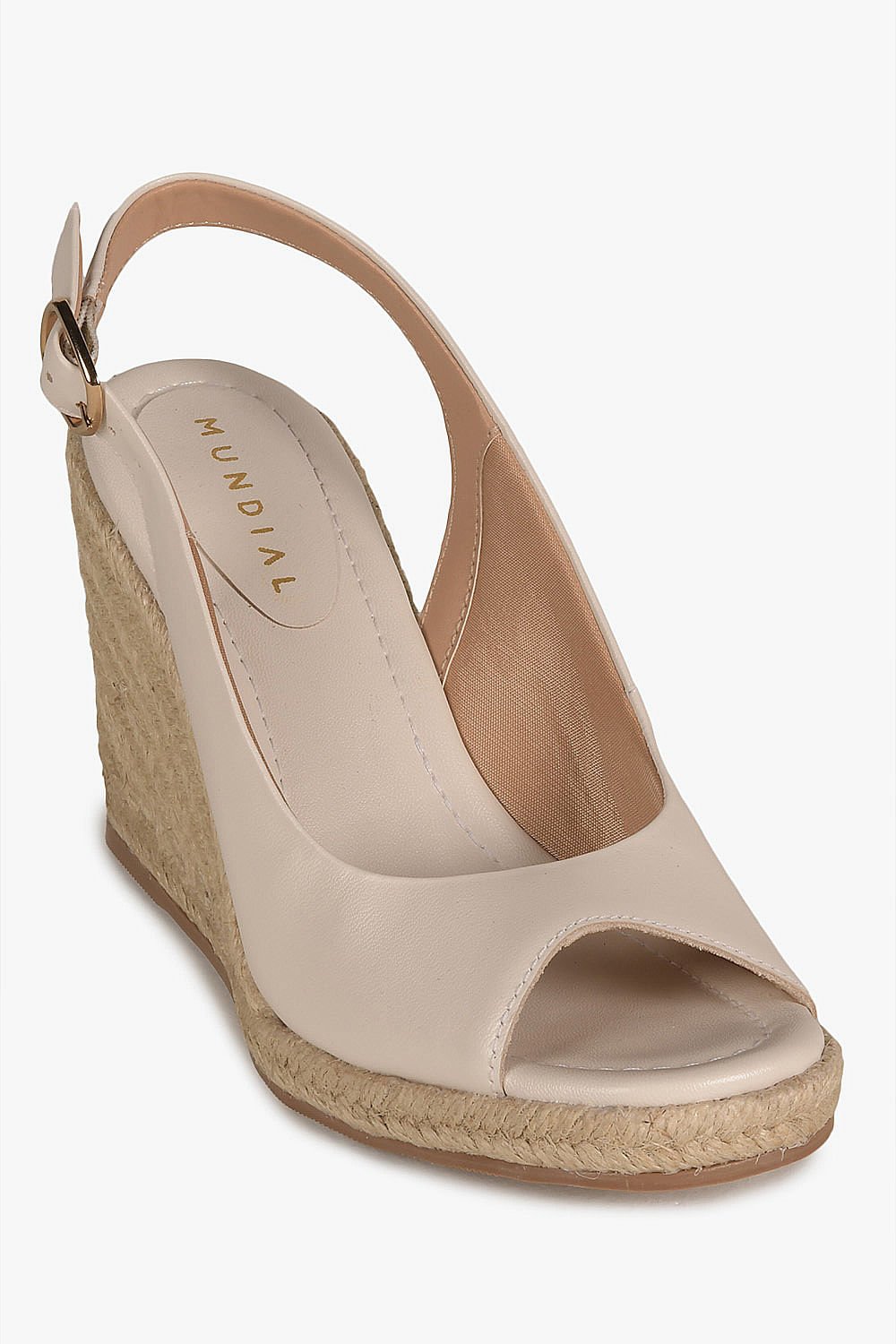 Sandália Feminina Anabela Mundial Cynthia Off White 4