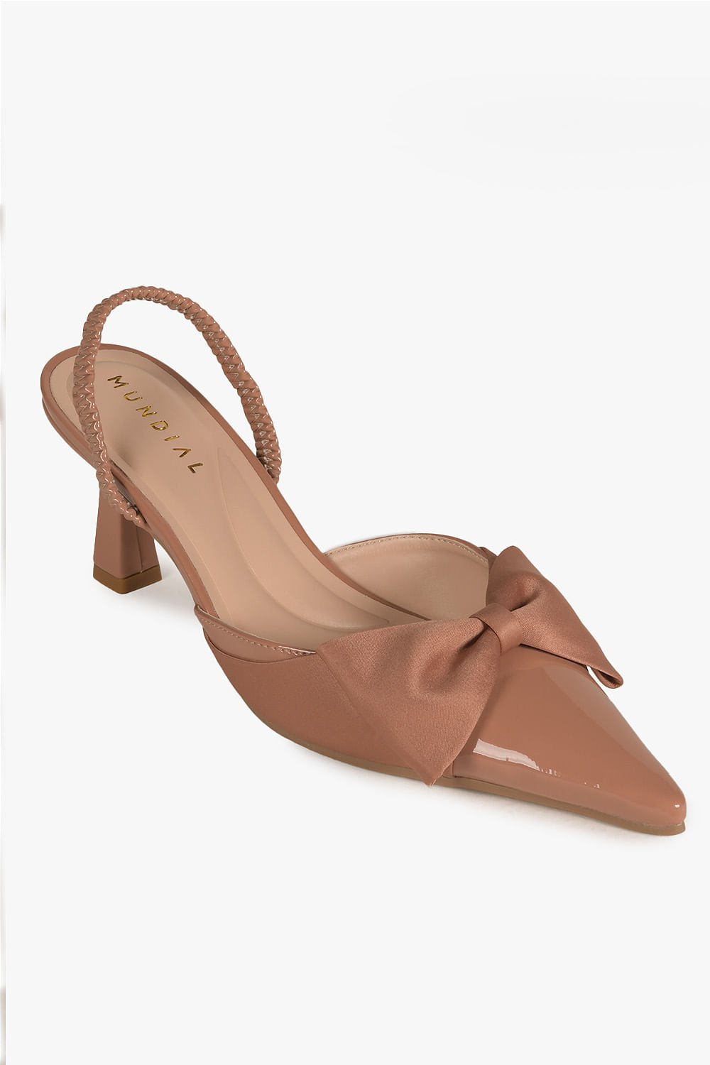 Sapato Feminino Slingback Mundial Callista Bege 4