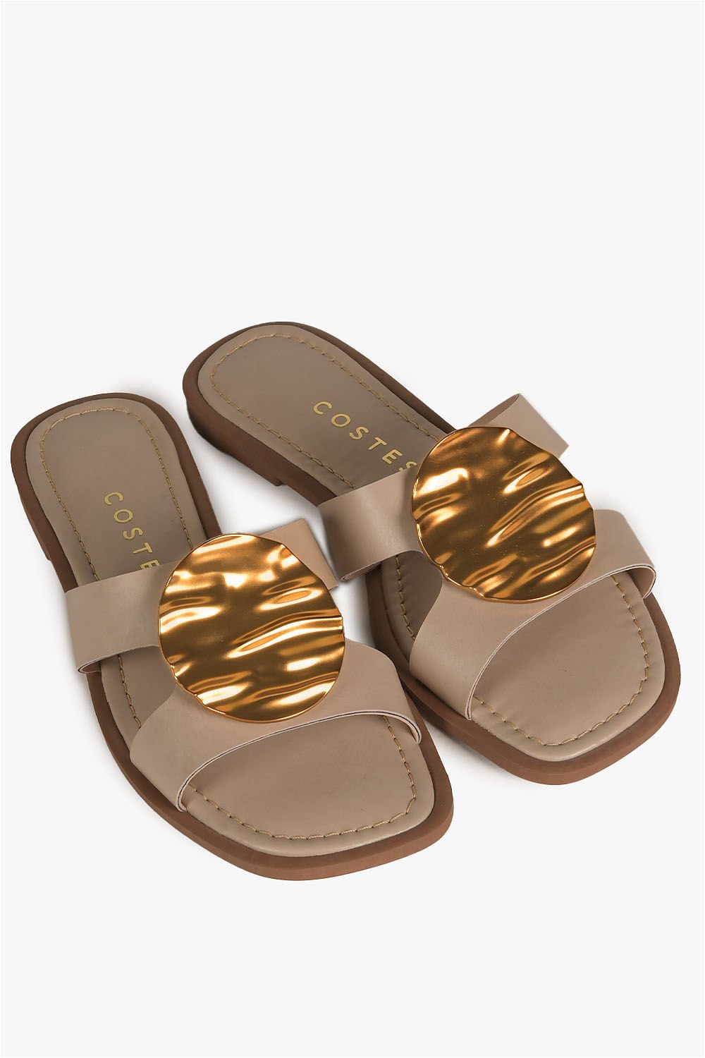 Rasteira Femimina Costes Estela Bege 4