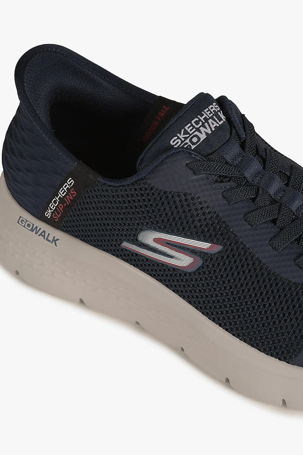 Tênis Skechers Go Walk Flex Slip-ins Masculino Preto/Azul Marinho 2