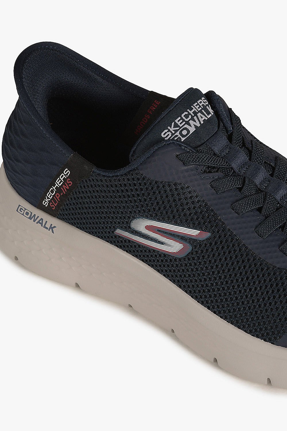 Tênis Skechers Go Walk Flex Slip-ins Masculino Preto/Azul Marinho 2