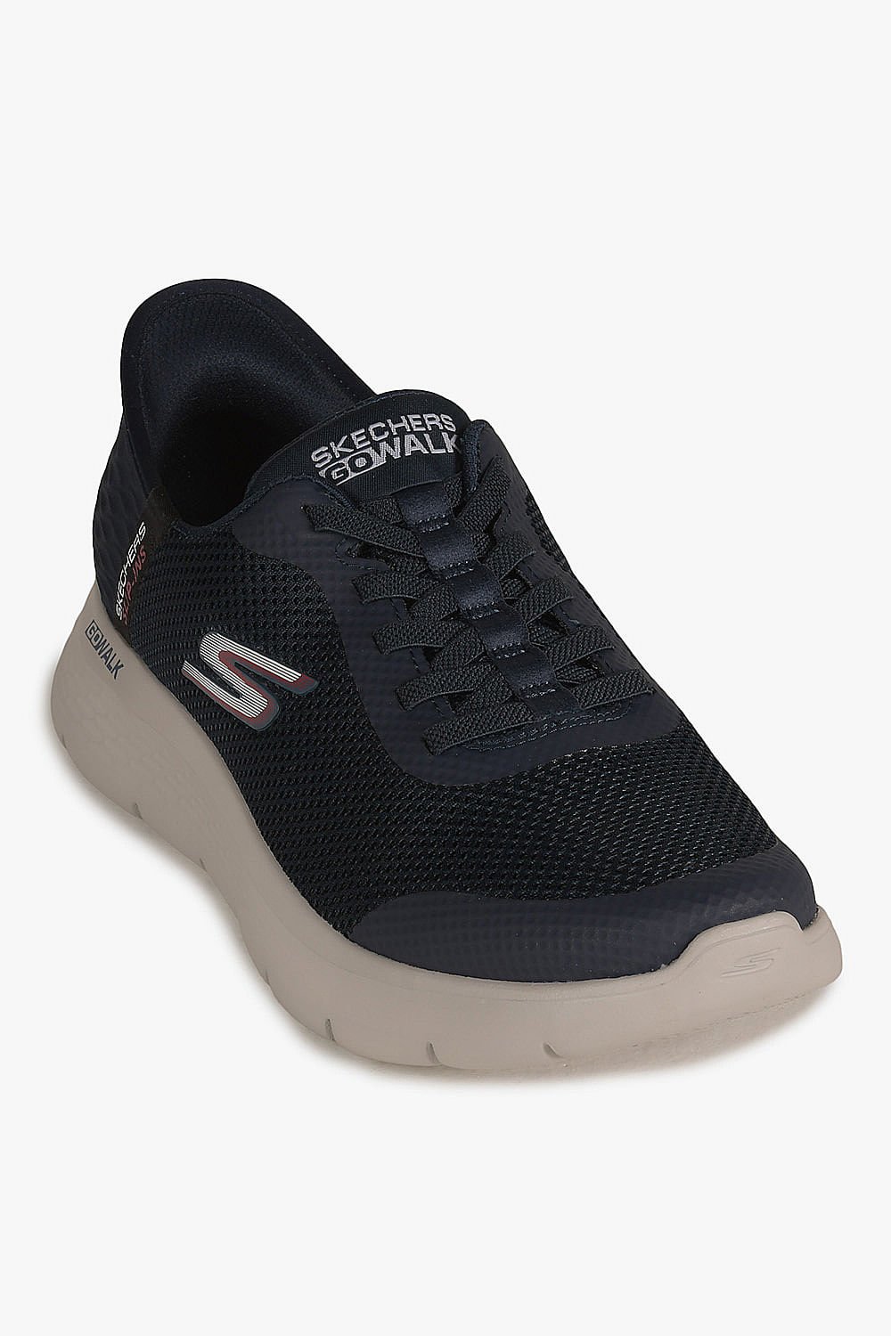 Tênis Skechers Go Walk Flex Slip-ins Masculino Preto/Azul Marinho 4