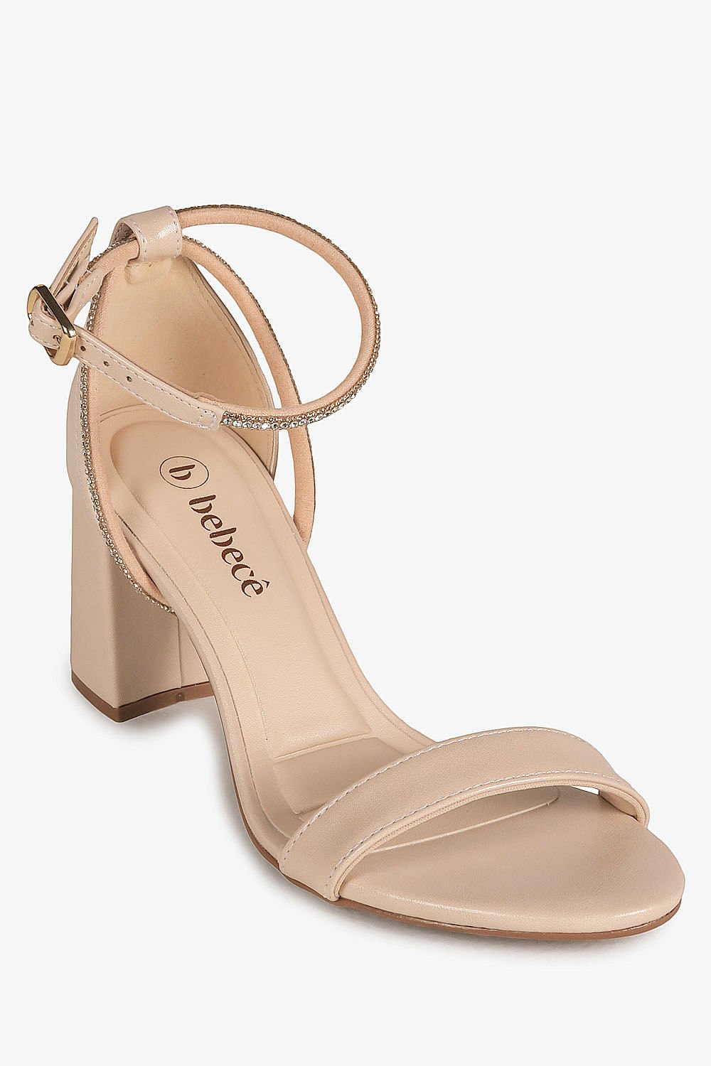 Sandália Feminina Salto Médio Bebecê Valerie Off White 4
