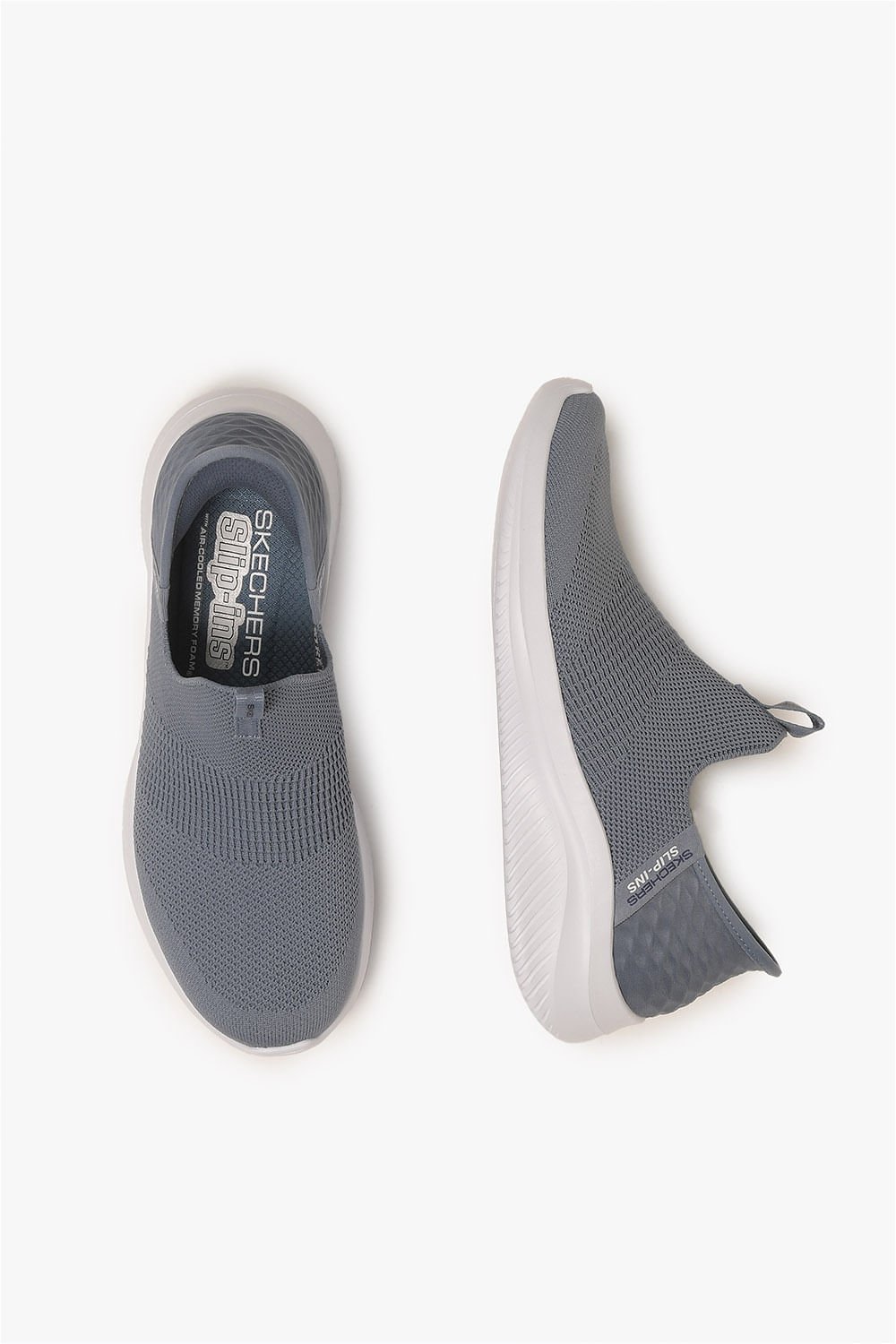Tênis Skechers Ultra Flex 3.0 Cozy Streak Cinza 3