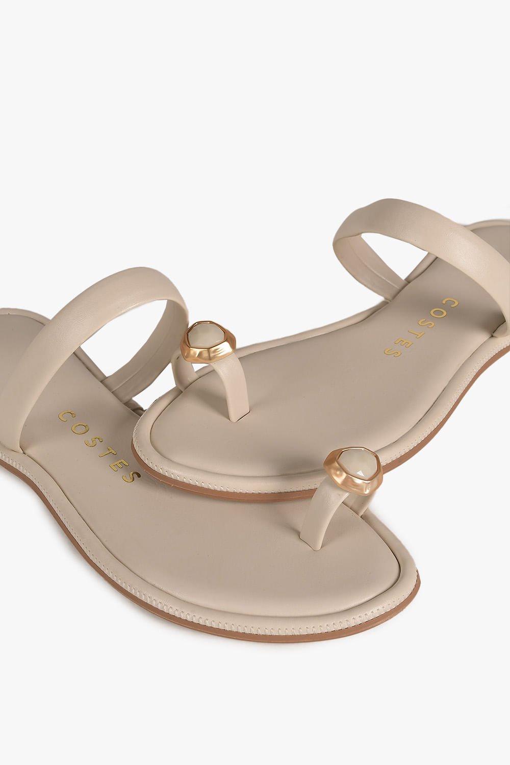 Rasteira Feminina Costes Yasmin Off White 2