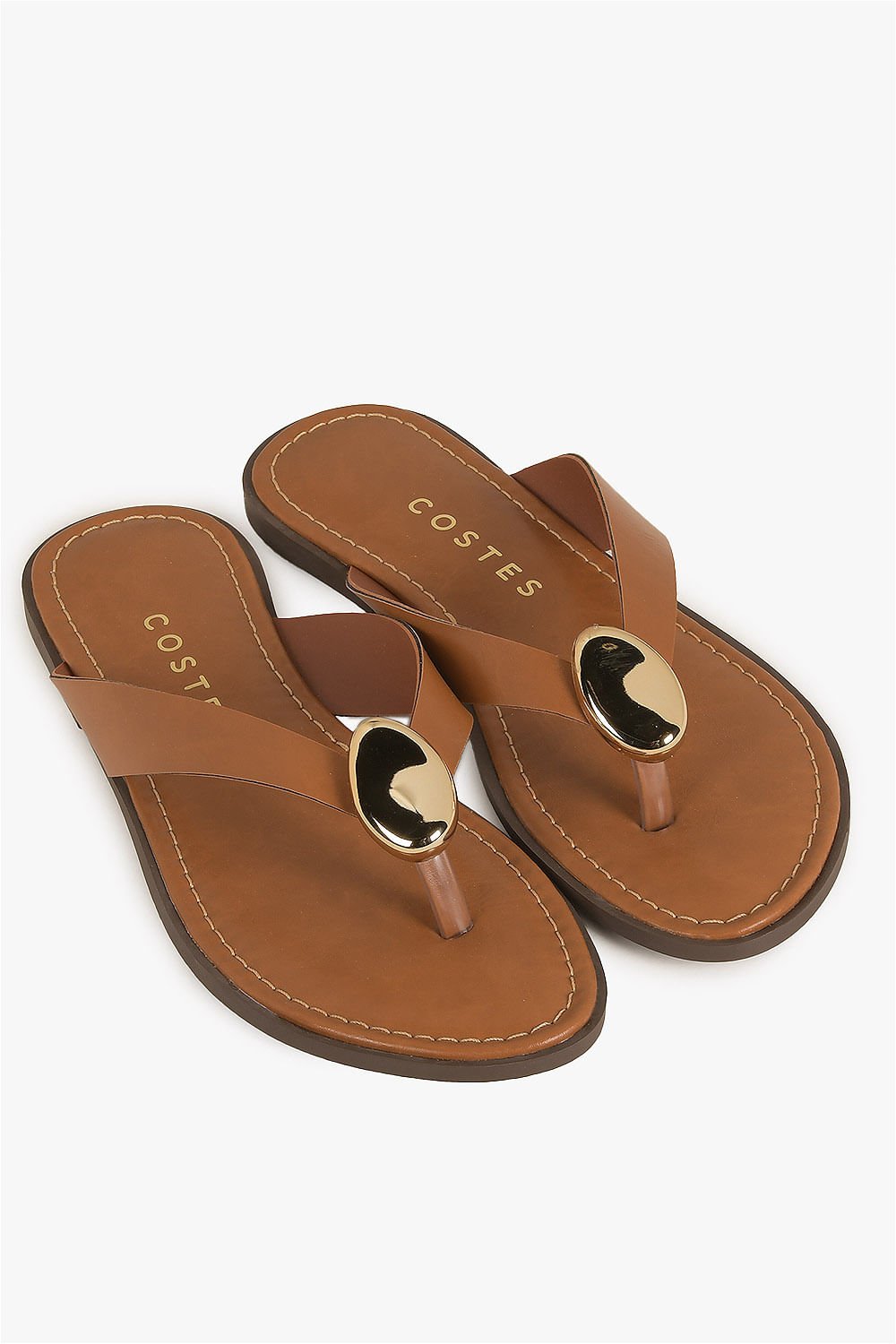 Rasteira Feminina Costes Josilene Caramelo 4