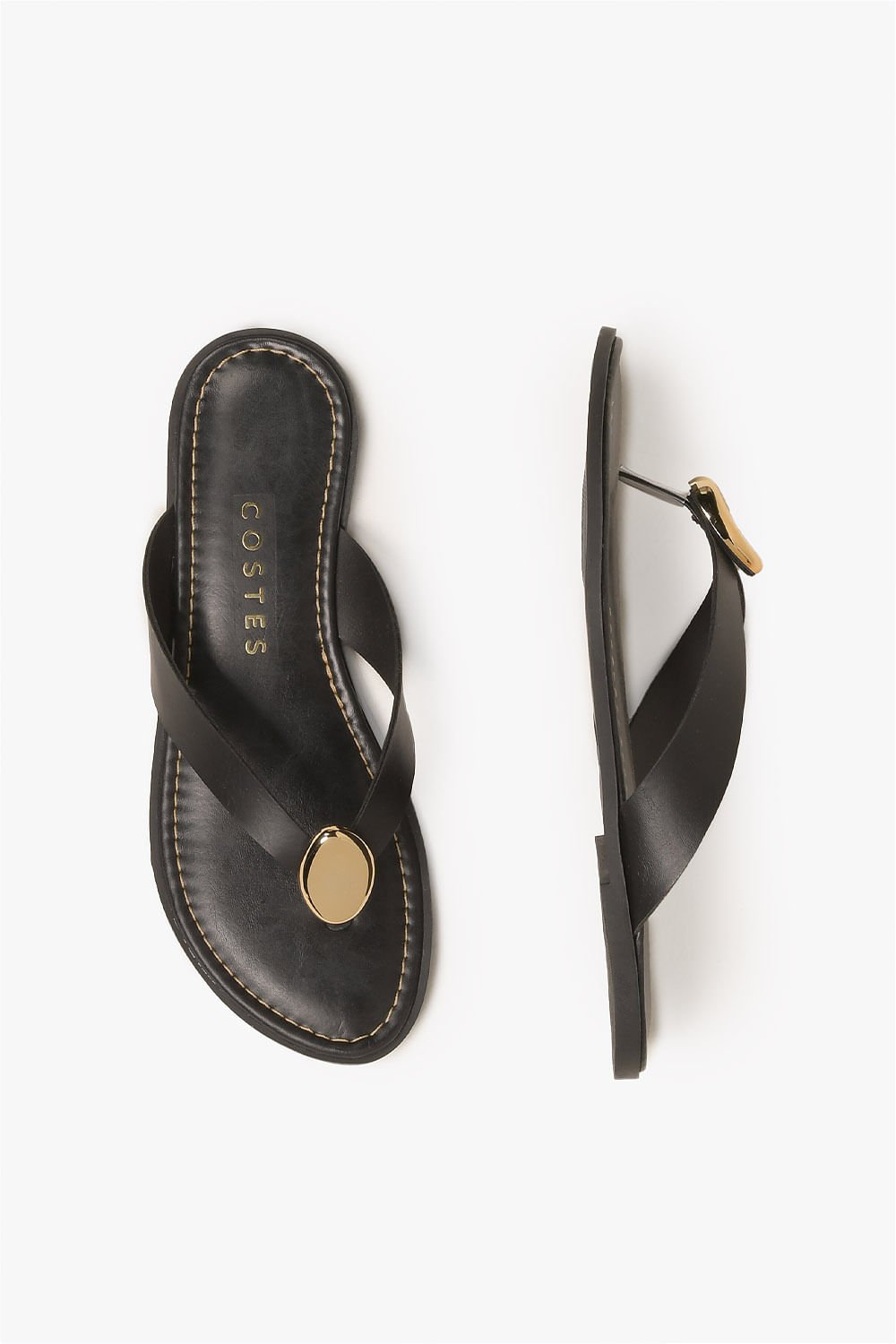 Rasteira Feminina Costes Josilene Preto 3