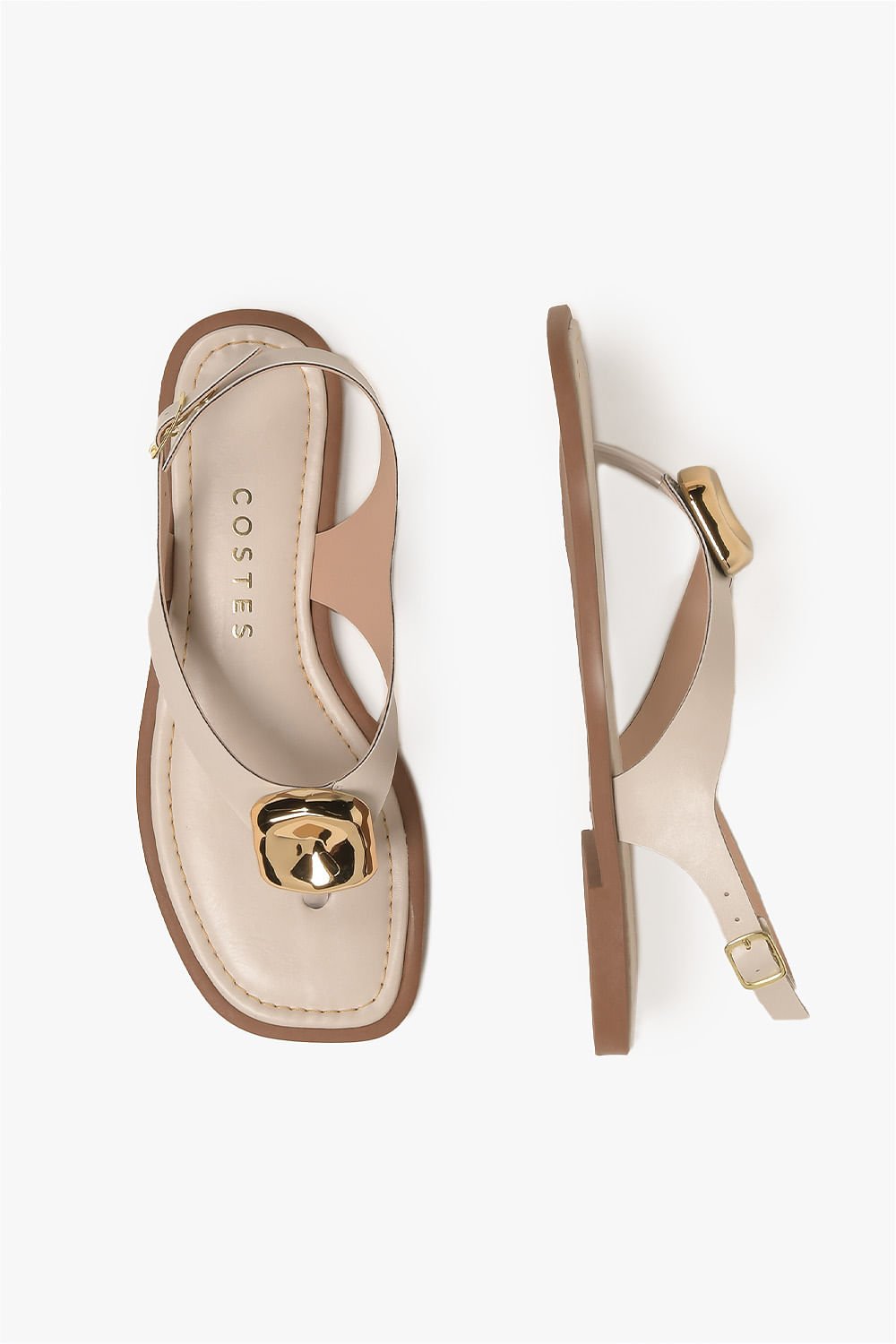 Rasteira Femimina Costes Fiore Off White 3