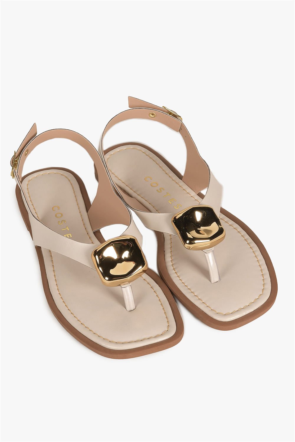 Rasteira Femimina Costes Fiore Off White 4