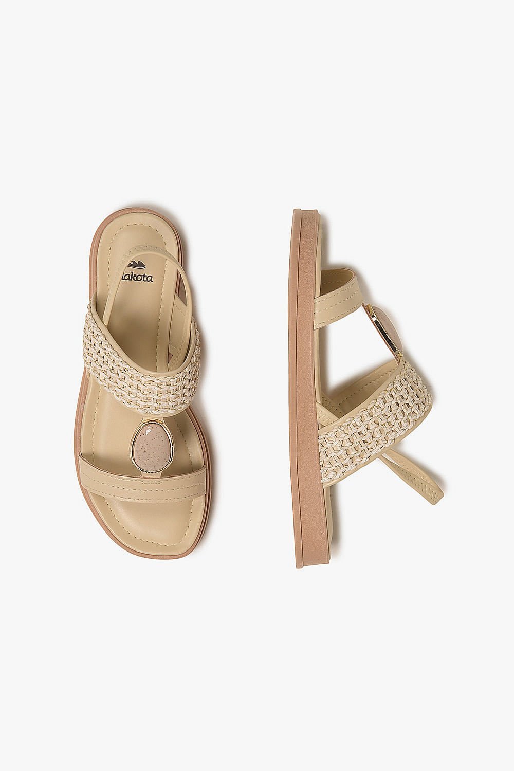 Sandália Feminina Flatform Dakota Mabel Off White 2