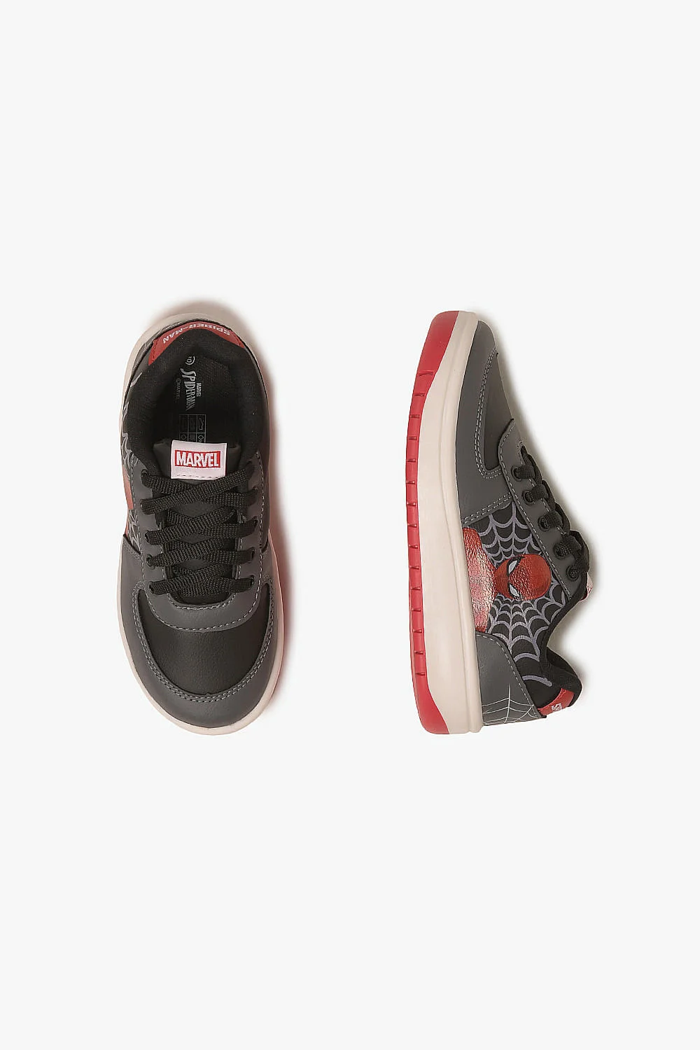 Tênis Infantil Danguinho Homem Aranha Preto 3