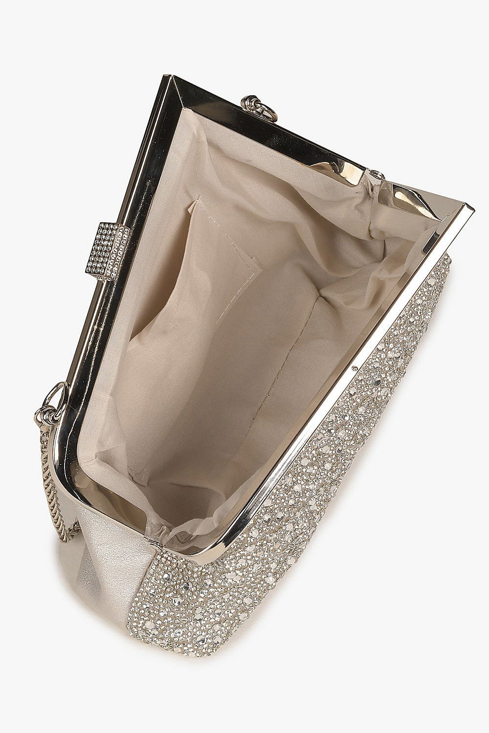 Bolsa Pequena Transversal Feminina Lace Lore July Prata 5