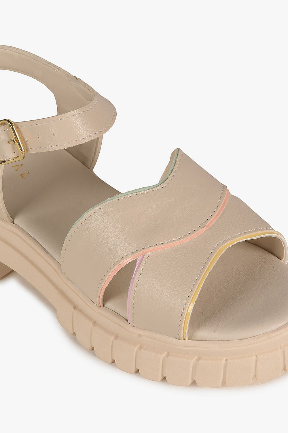 Sandália Infantil Flatform Mundial Cecília Off White 2