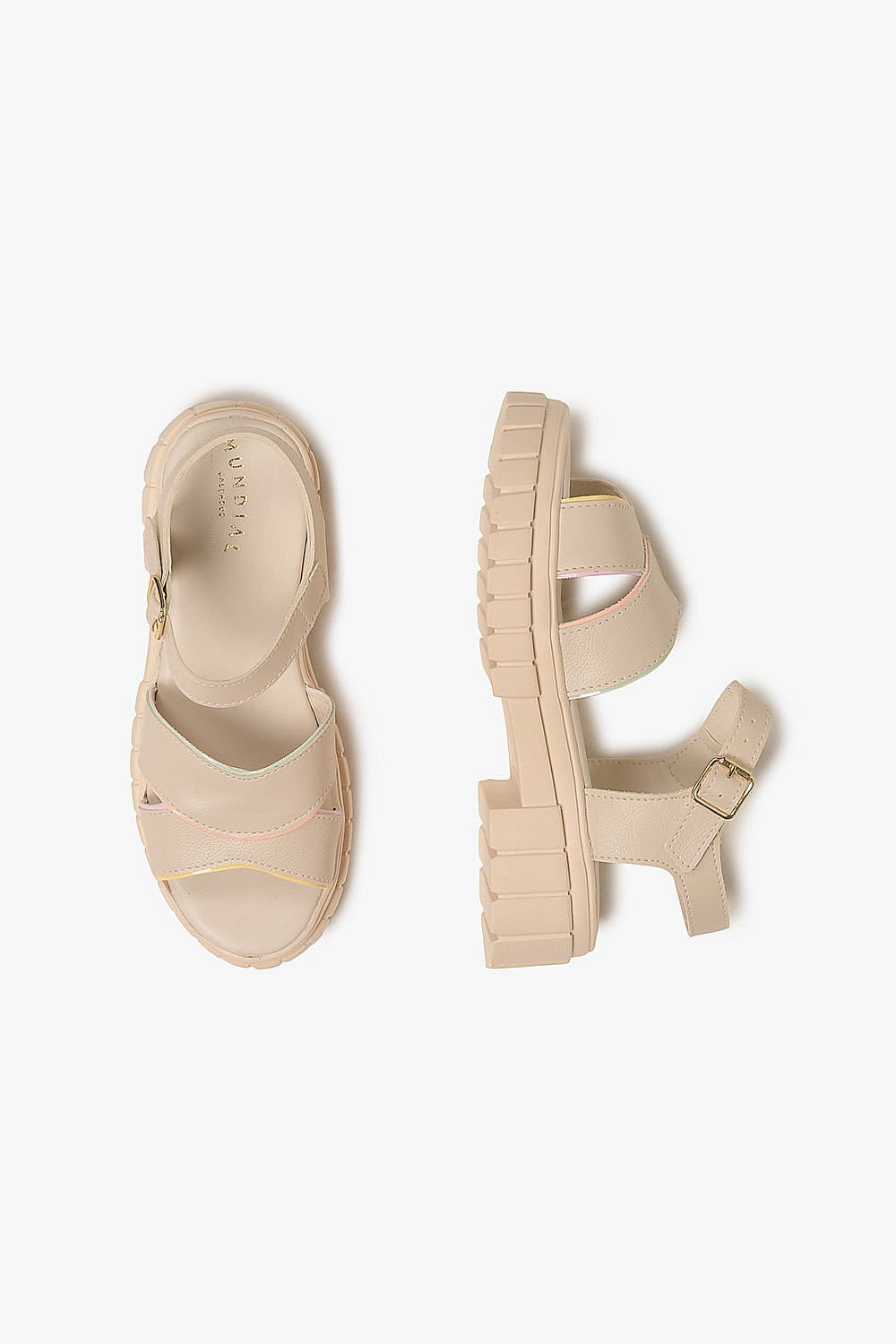 Sandália Infantil Flatform Mundial Cecília Off White 3