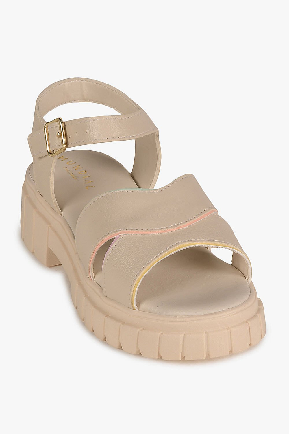 Sandália Infantil Flatform Mundial Cecília Off White 4