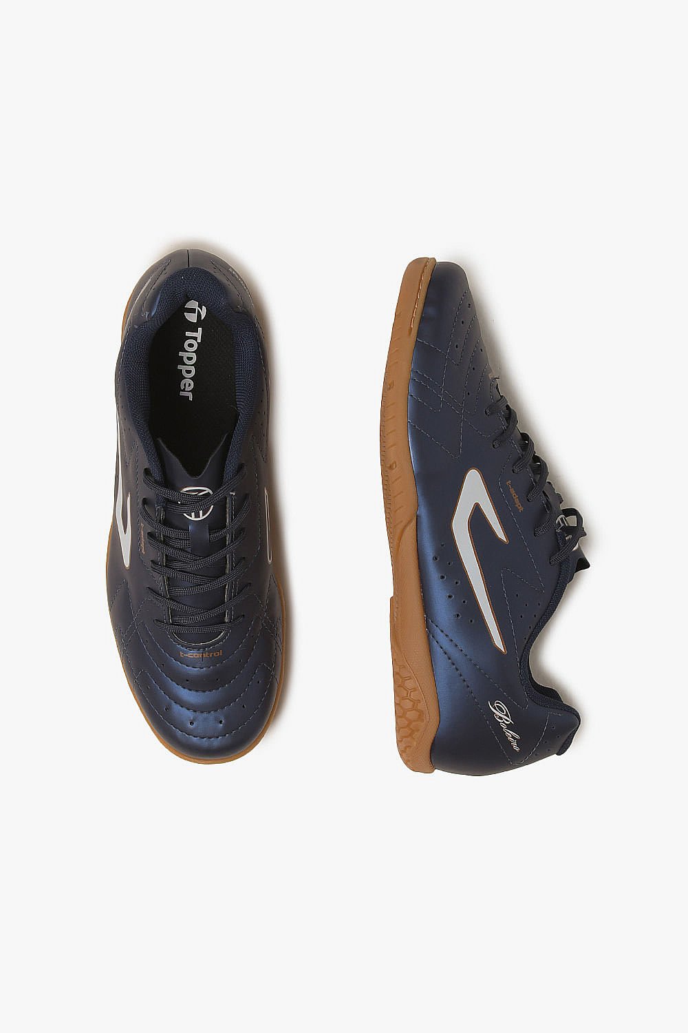 Chuteira Futsal Topper Boleiro VI Azul Marinho 3