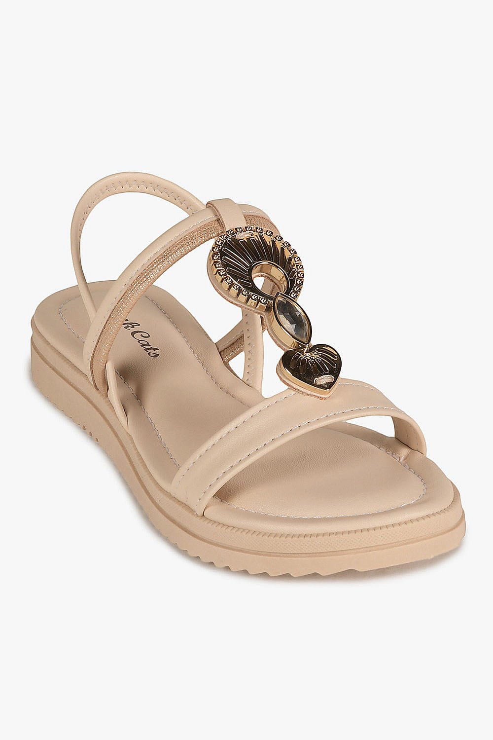 Sandália Infantil Pink Cats Elisa Bege 4