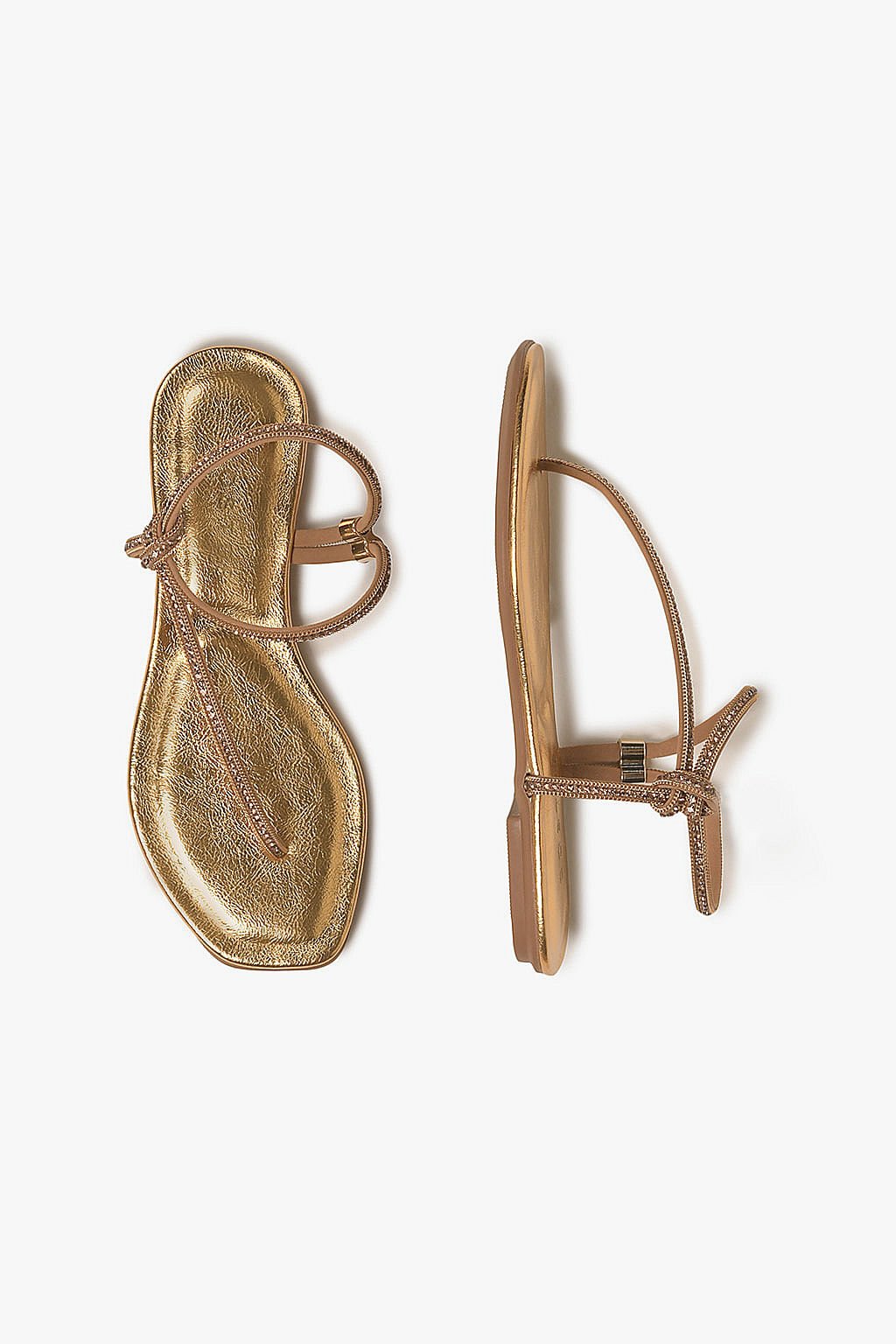 Rasteira Feminina Costes Nanci Dourado 3