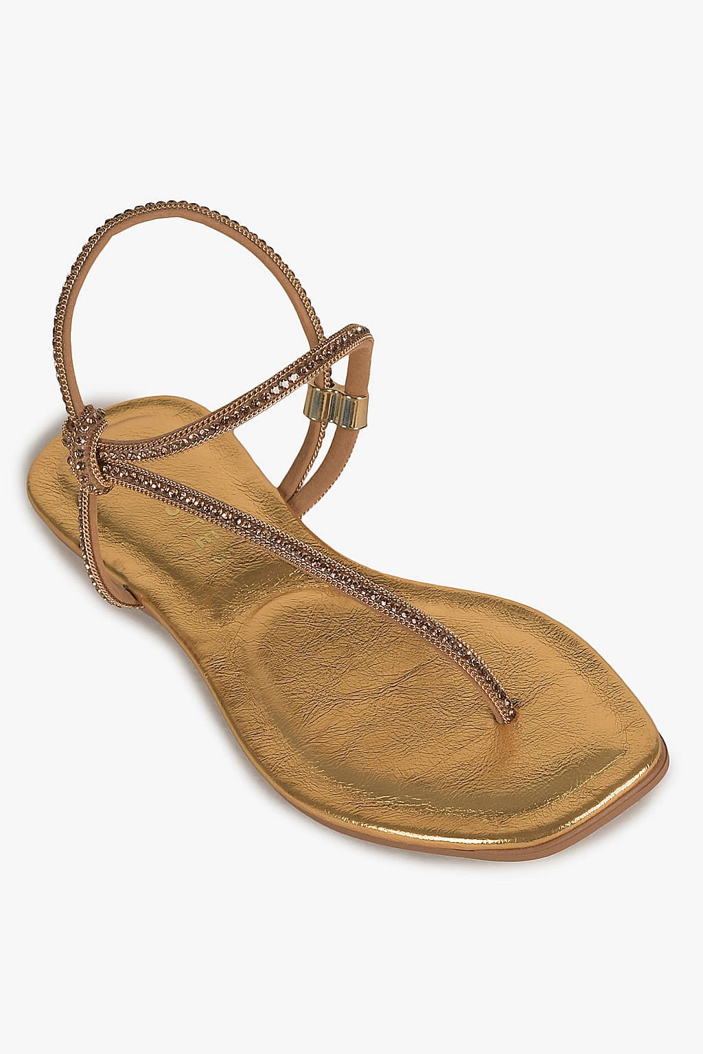 Rasteira Feminina Costes Nanci Dourado 4
