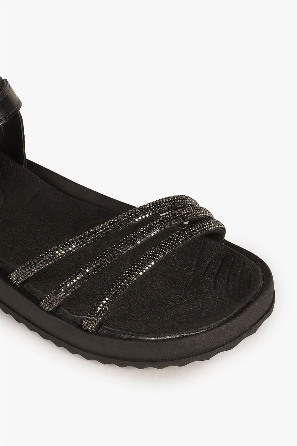 Sandália Infantil Menina Fashion Binha Preto 2