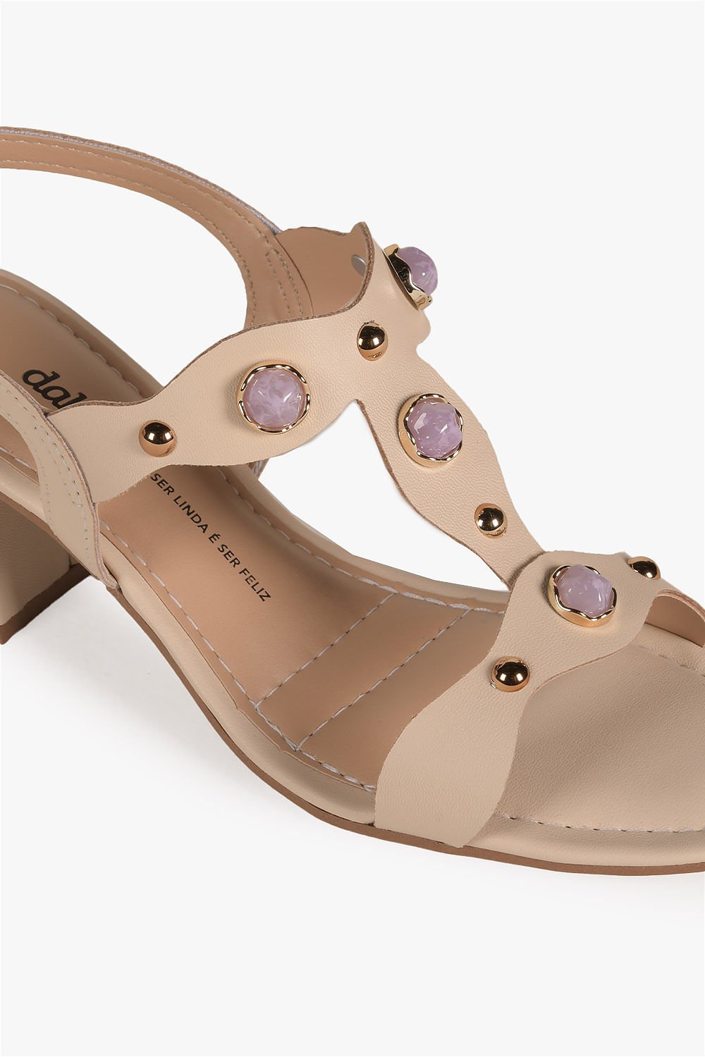 Sandália Feminina Salto Médio Dakota Sophia Off White 2