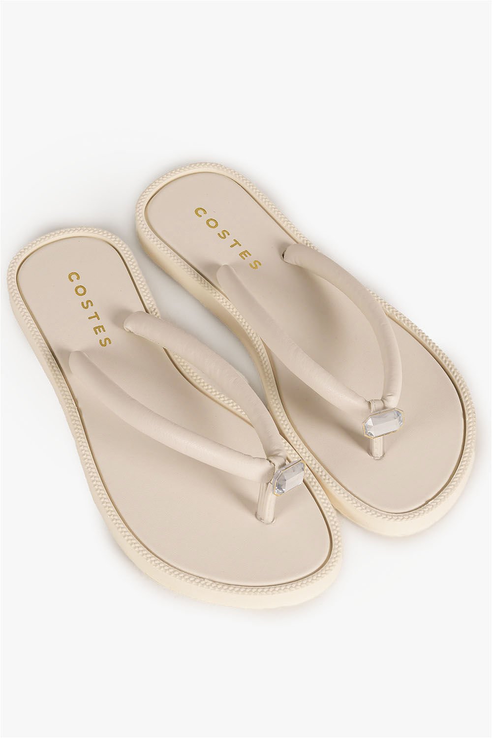 Rasteira Feminina Costes Karol Off White 4
