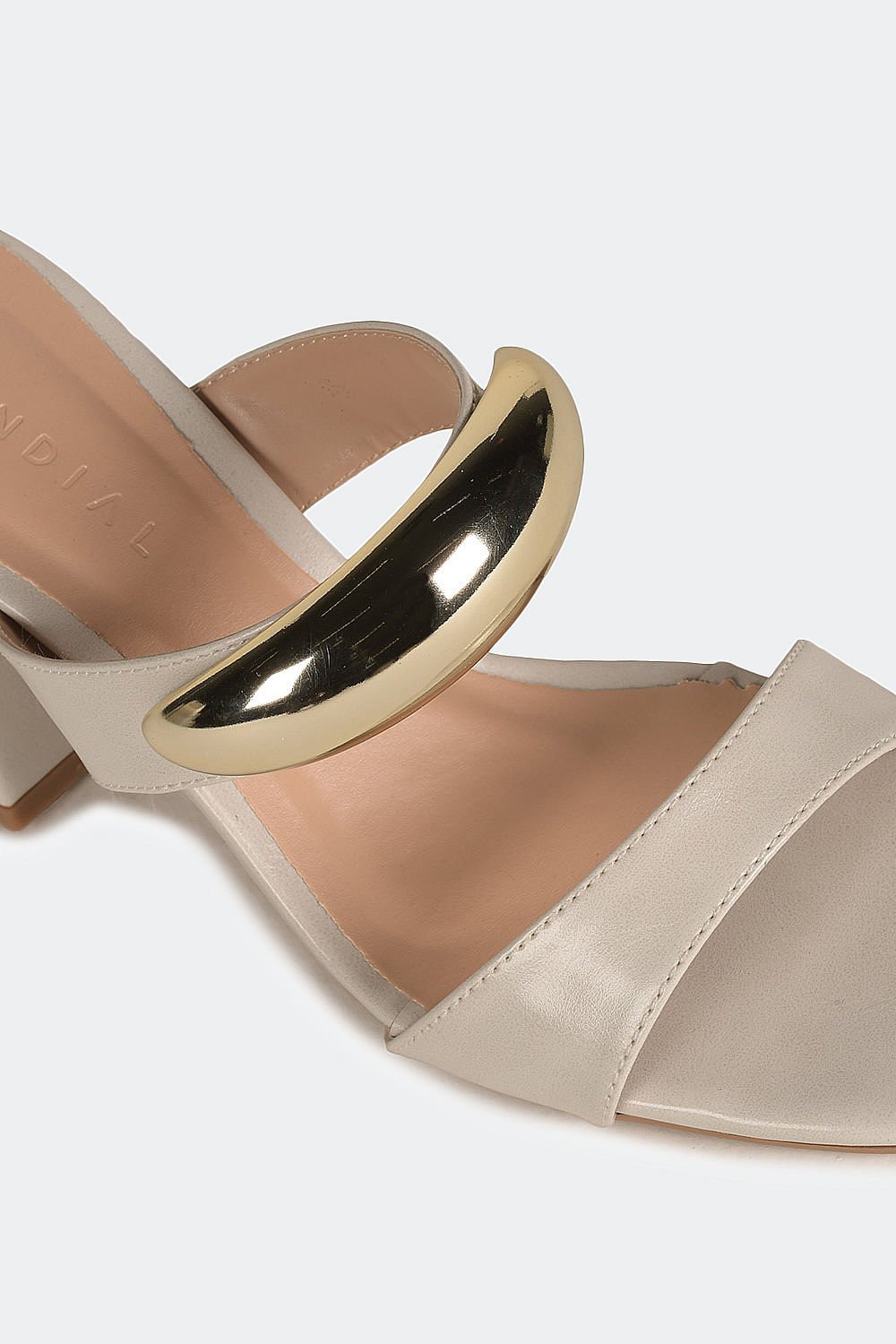 Tamanco Feminino Salto Alto Mundial Cassiopeia Off White 2