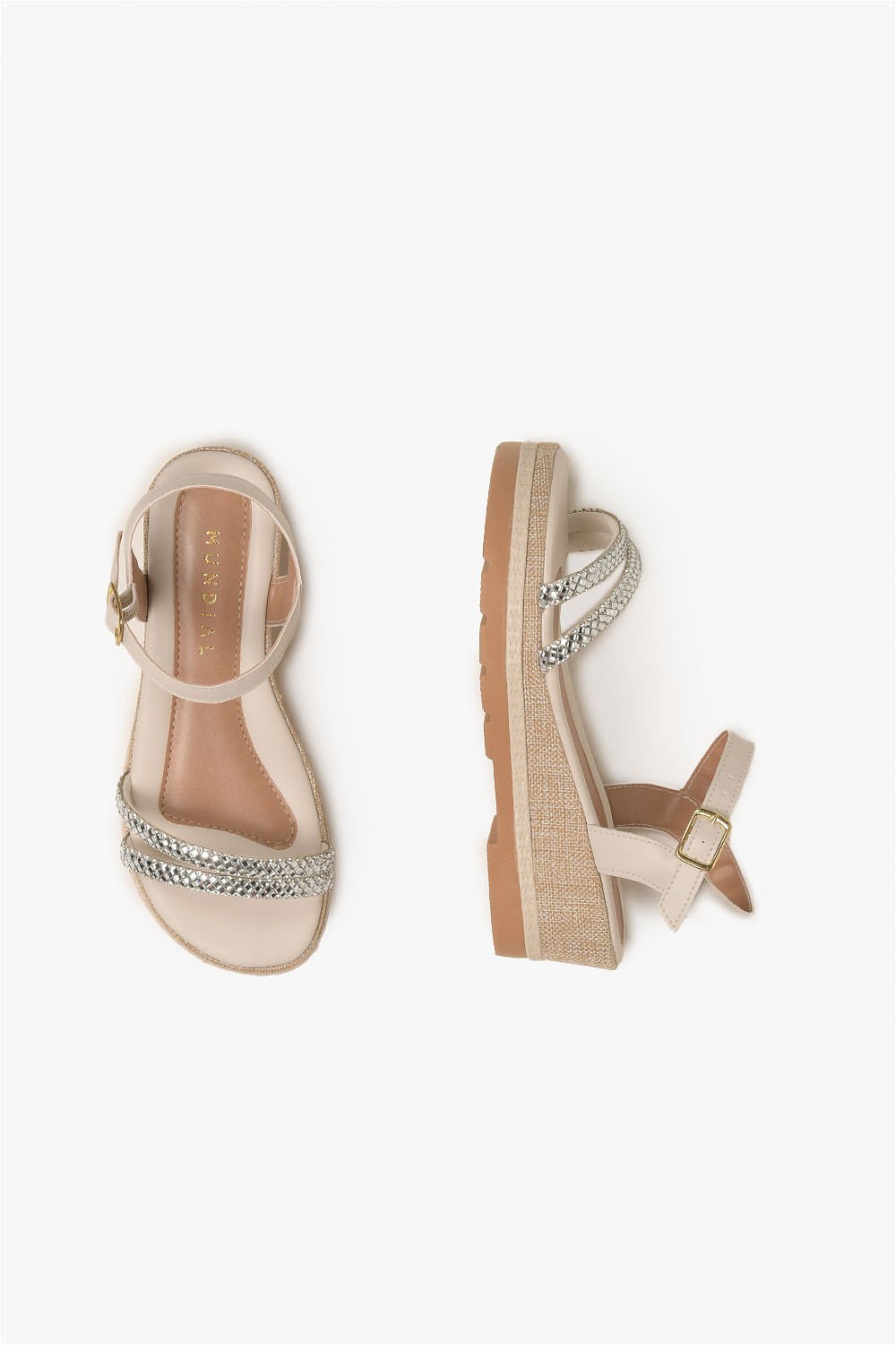 Sandália Infantil Anabela Menina Fashion Vivi Off White 3