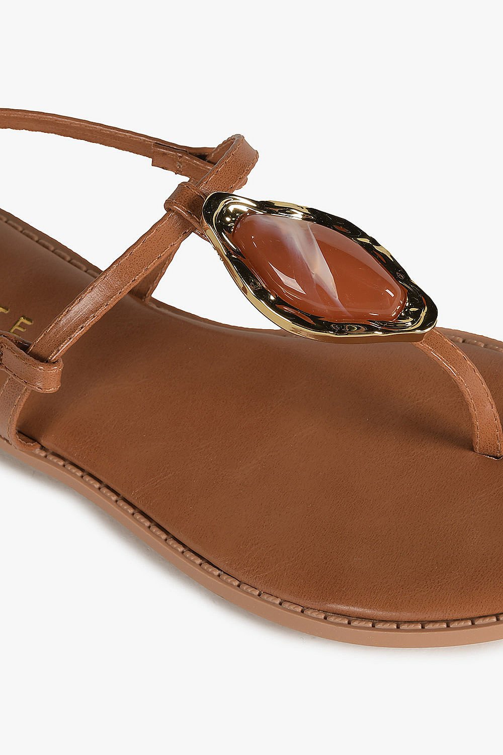 Rasteira Feminina Costes Phelicia Caramelo 4