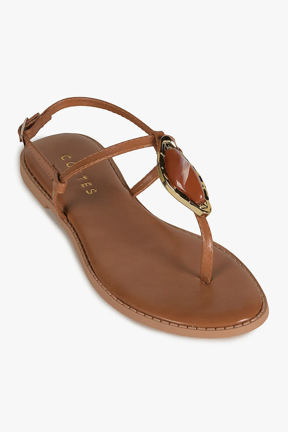 Rasteira Feminina Costes Phelicia Caramelo 2