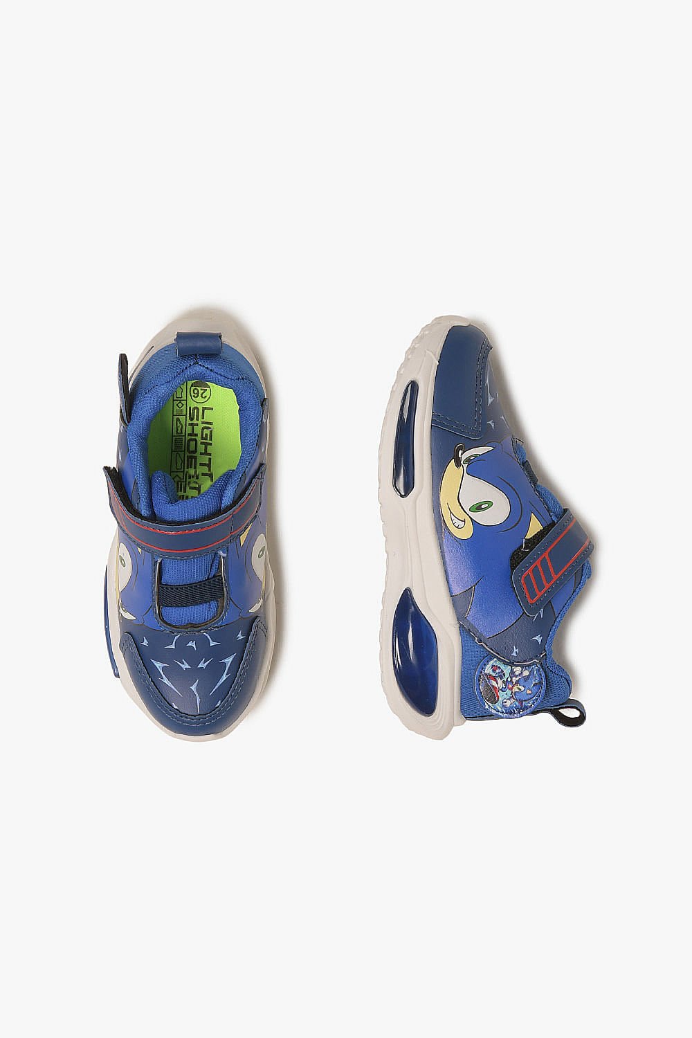 Tênis Infantil Mini Pé Led Sonic Azul 3