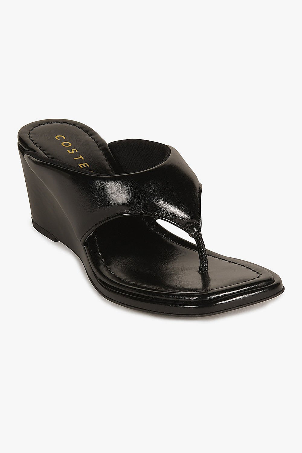 Sandália Feminina Anabela Costes Aster Preto 3