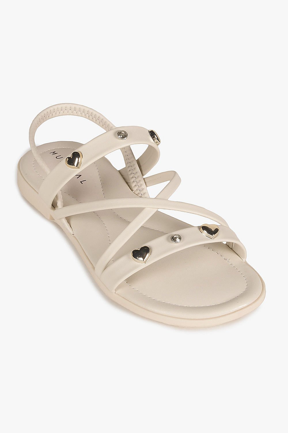 Sandália Infantil Pé com Pé Fadinha Off White 4