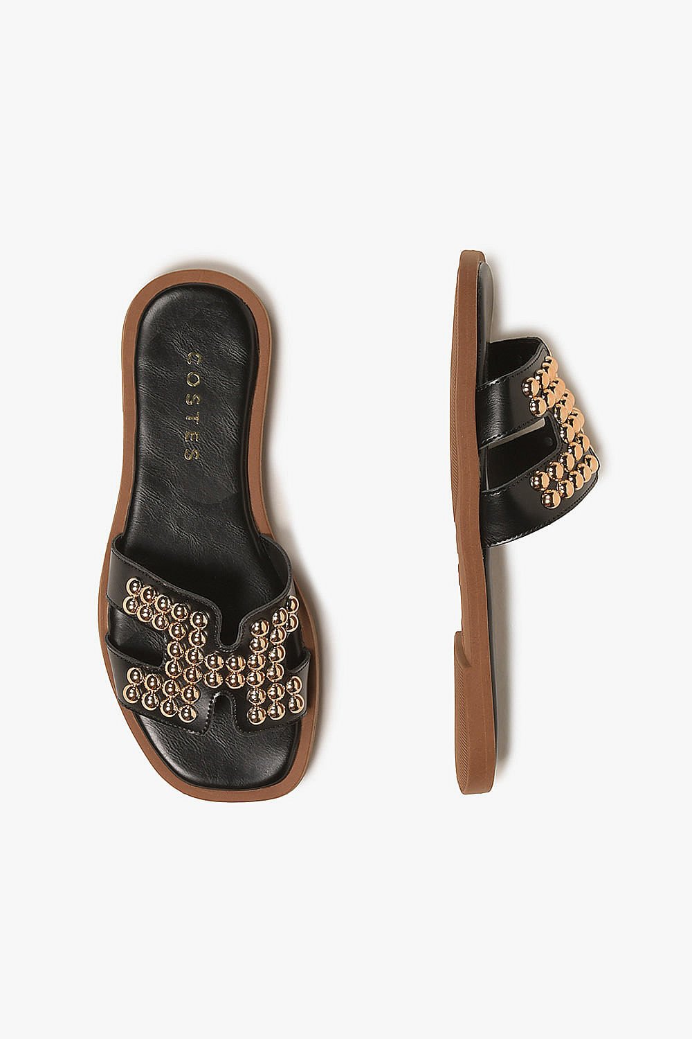 Rasteira Feminina Costes Heloise Preto 3