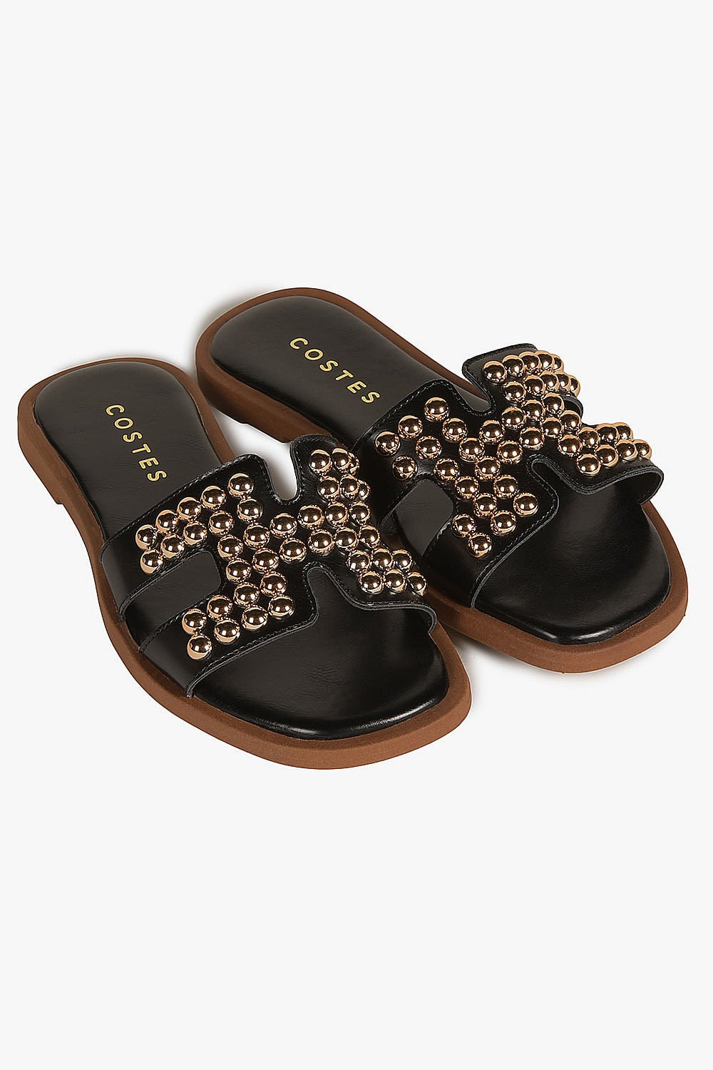 Rasteira Feminina Costes Heloise Preto 4