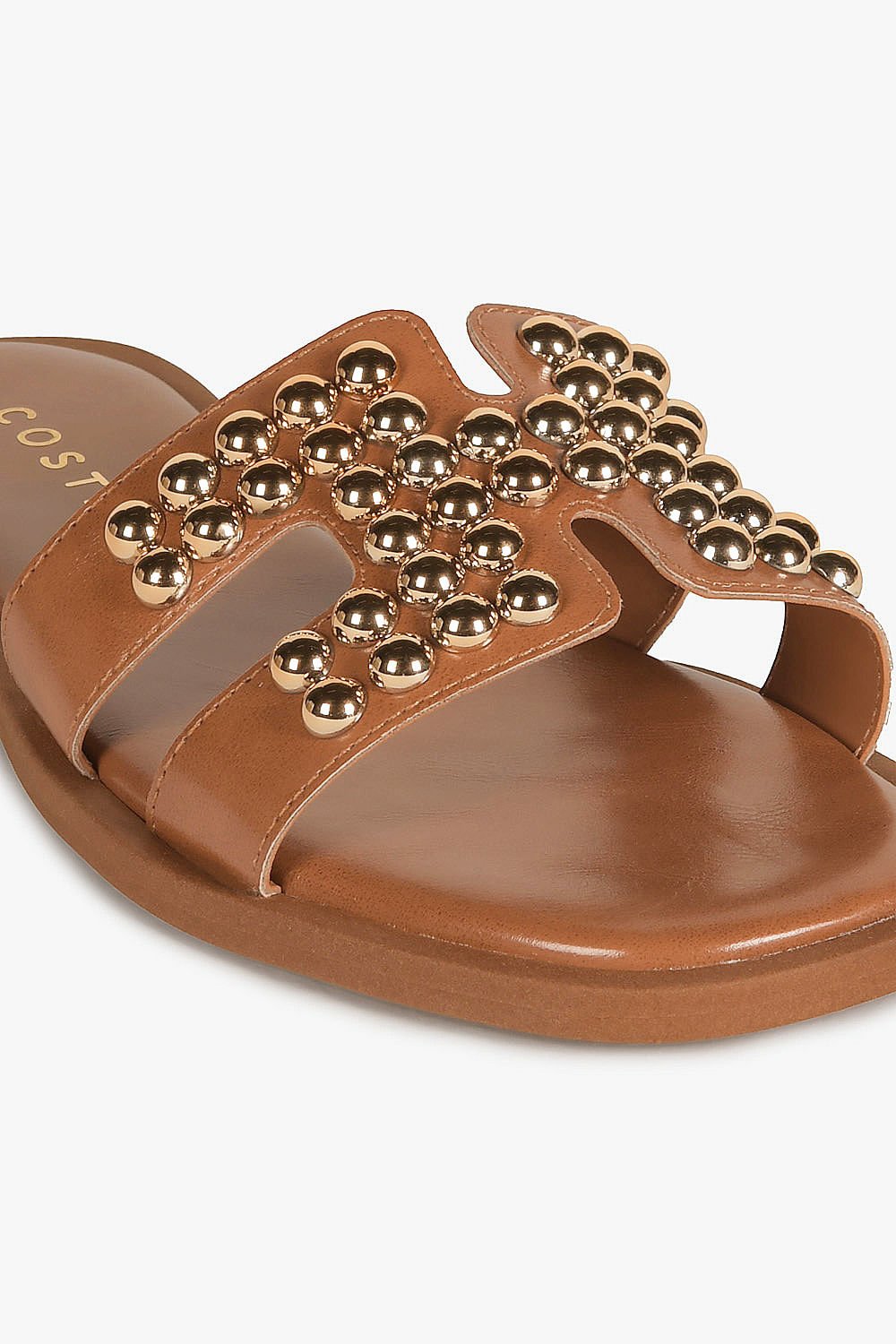 Rasteira Feminina Costes Heloise Marrom 2