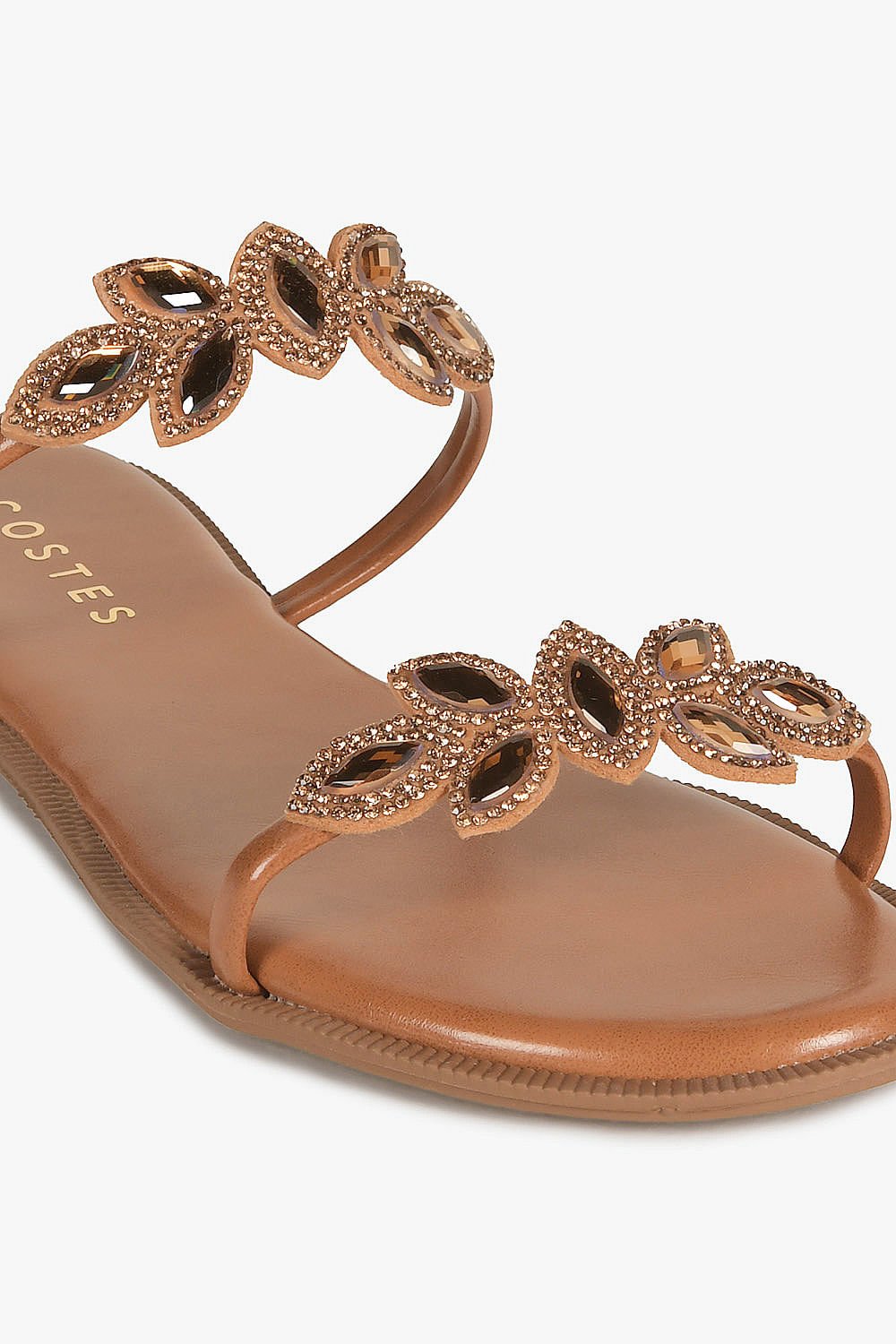 Rasteira Feminina Costes Shelley Marrom 2