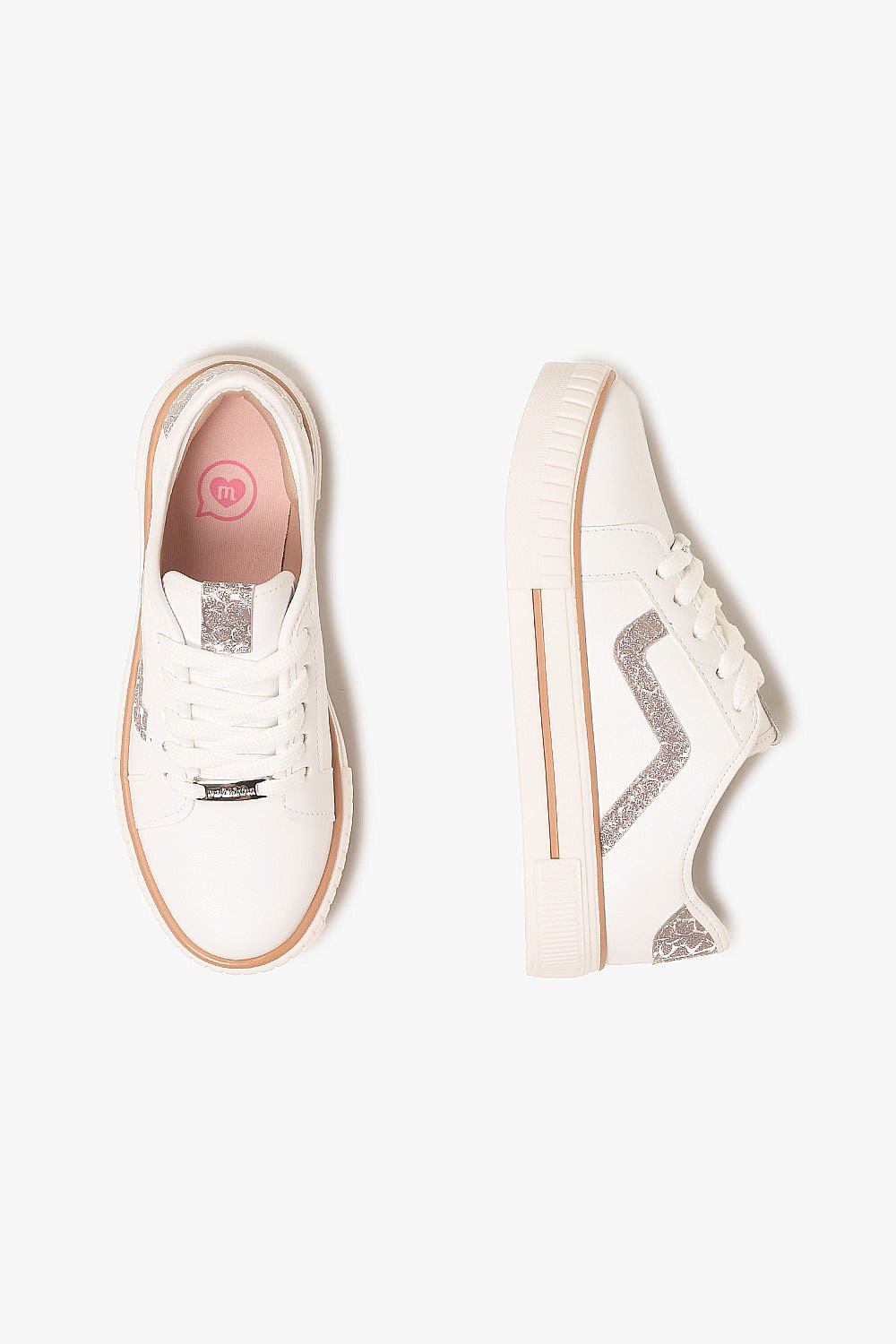 Tênis Casual Infantil Molekinha Lavi Branco 3